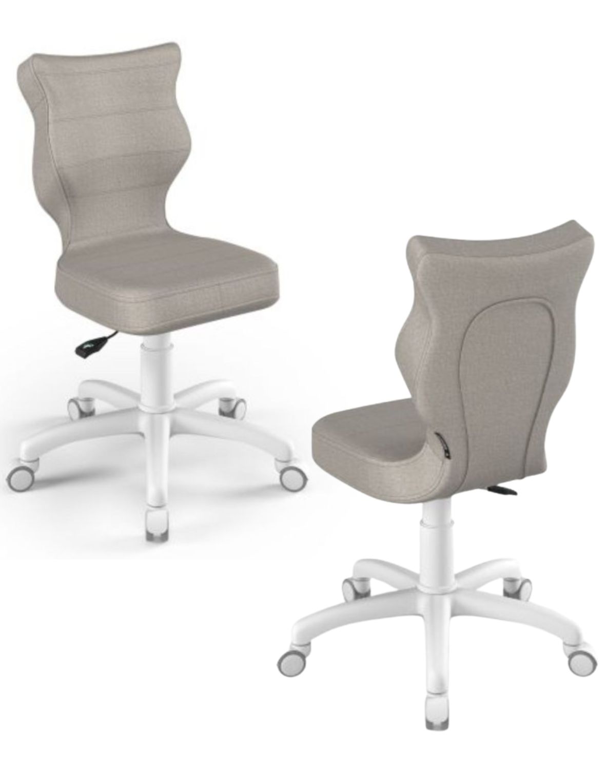 Krzesło dziecięce obrotowe Petit 133-159 cm Biała Podstawa