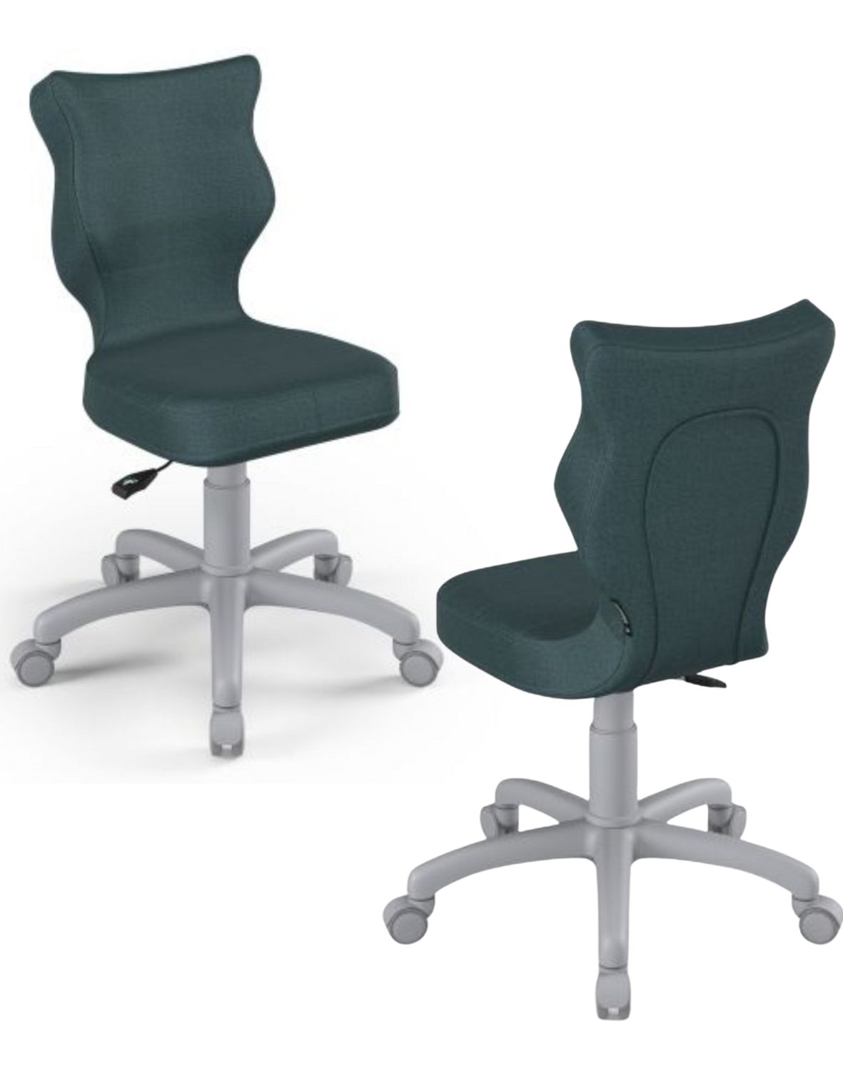 Krzesło dziecięce obrotowe Petit 133-159 cm Szara Podstawa