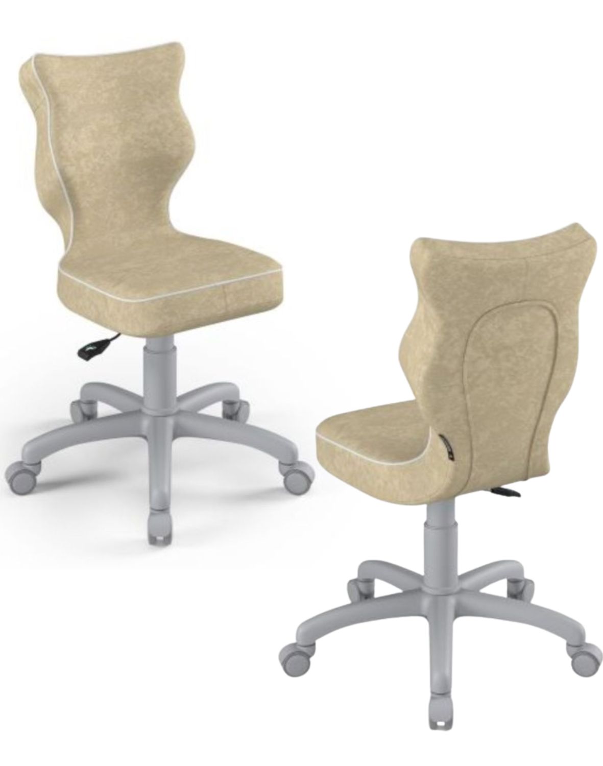 Krzesło dziecięce obrotowe Petit 133-159 cm Szara Podstawa