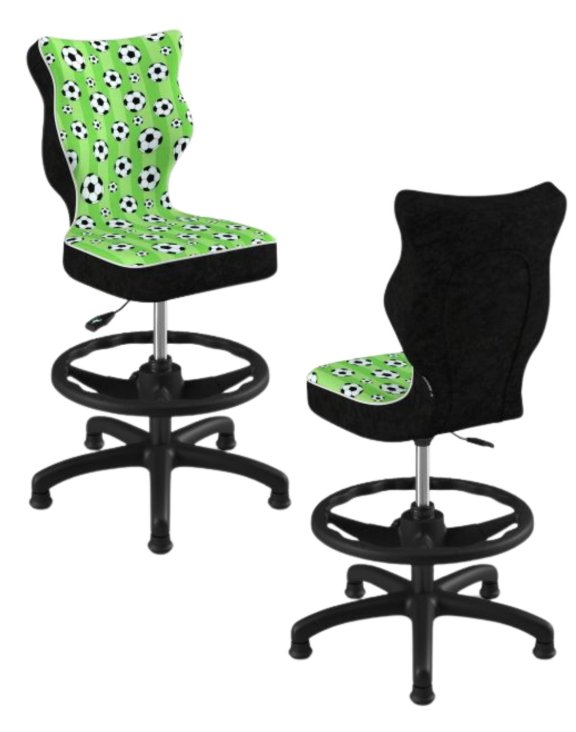 krzeslo dzieciece petit z podnozkiem 133 159 czarna podstawa