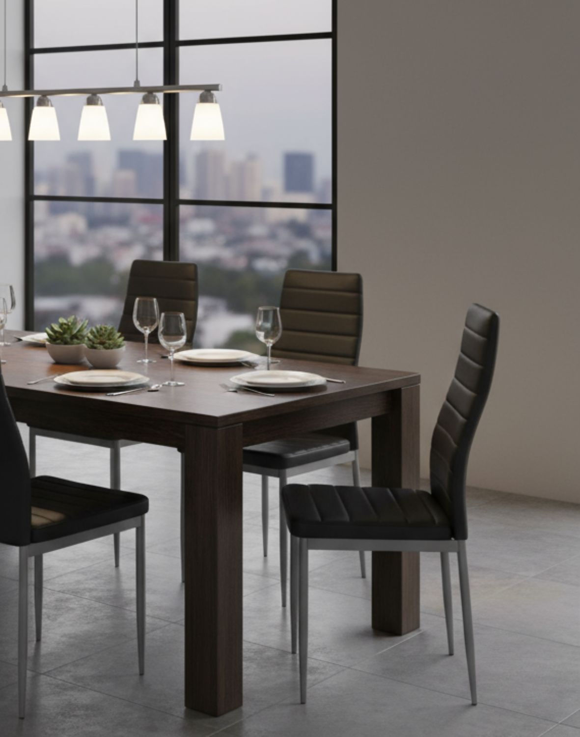 krzeslo h-261 bis alu czarne