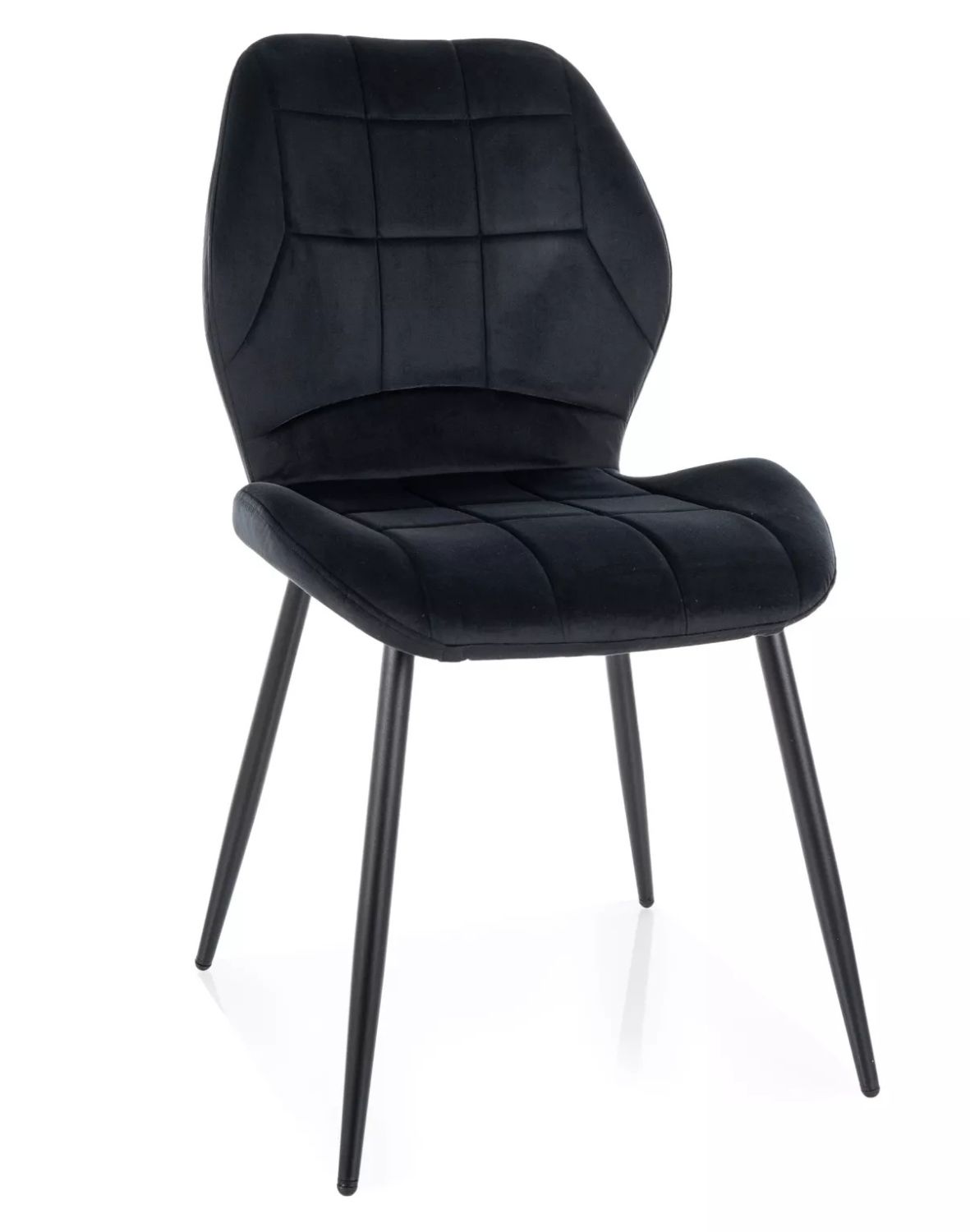 krzeslo jake velvet czarne