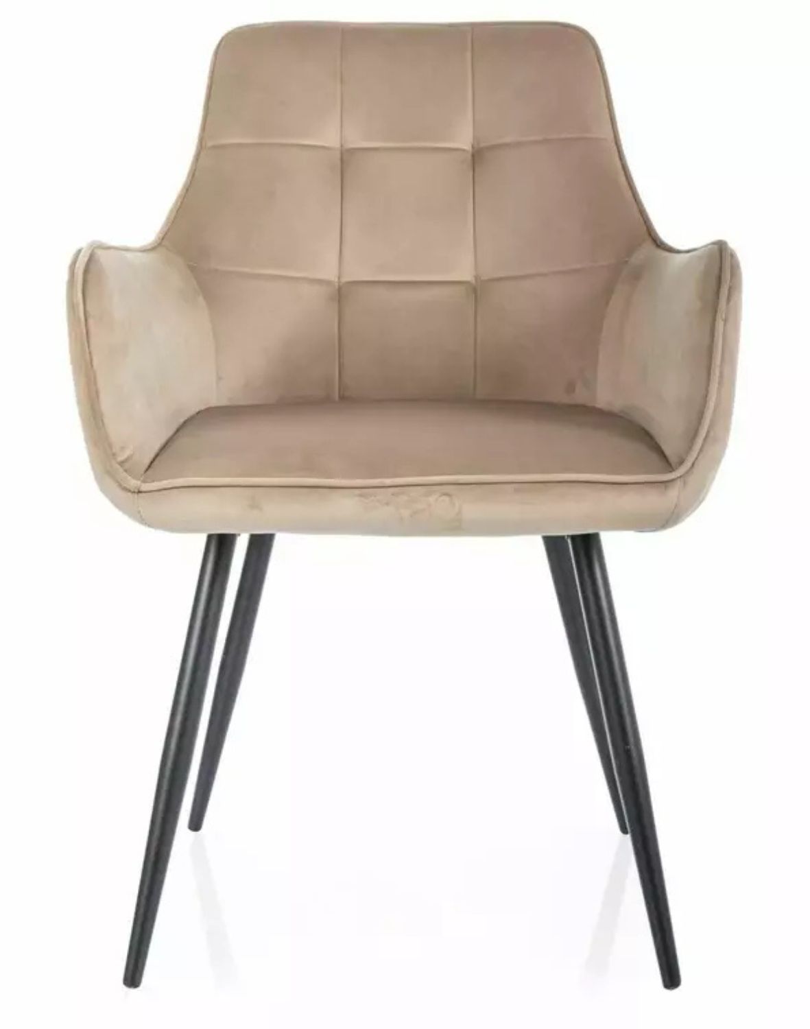 krzeslo lemon velvet bezowe