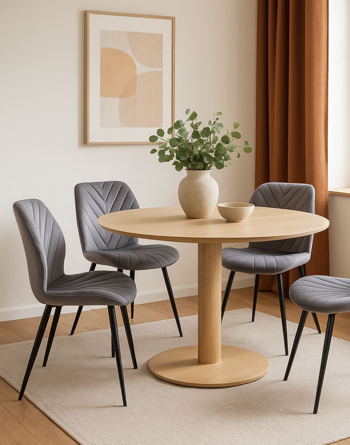 krzeslo mike velvet szare