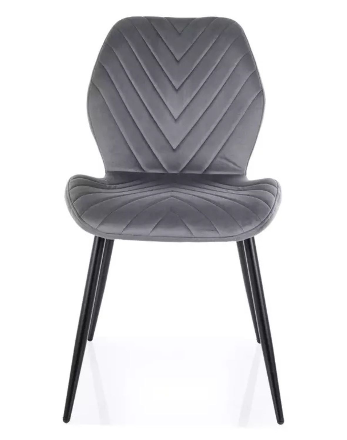 krzeslo mike velvet szare