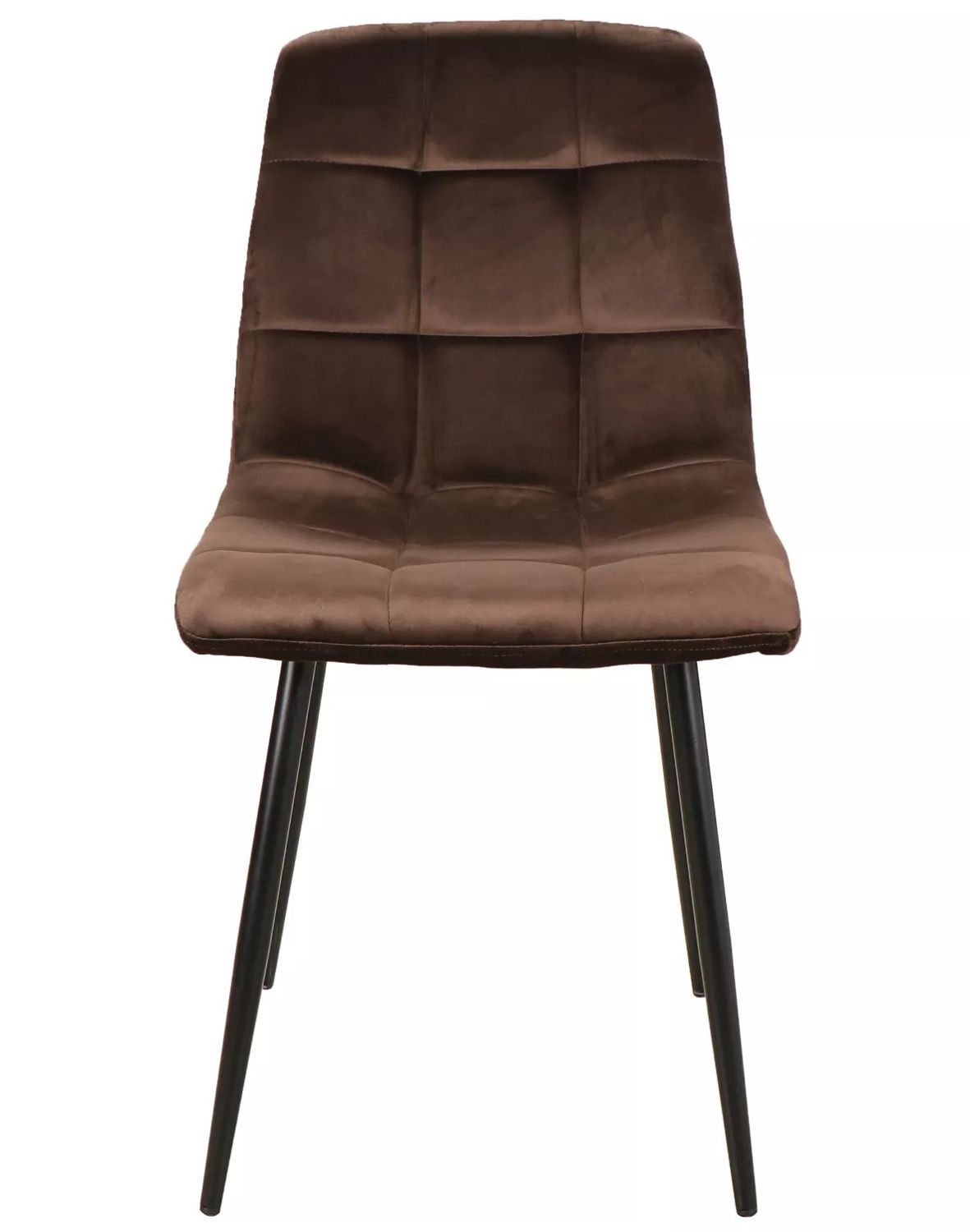 krzeslo mila velvet brazowe