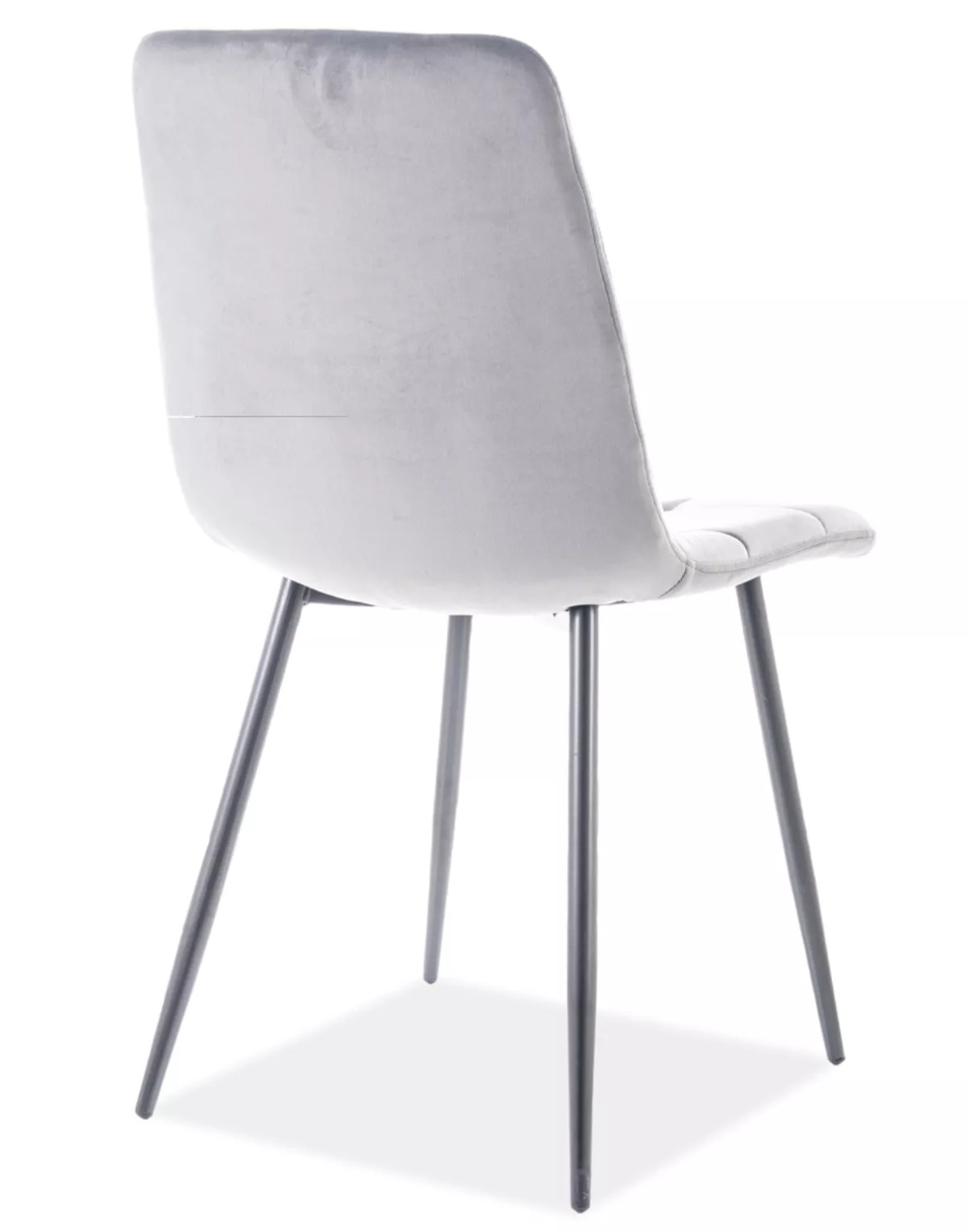 krzeslo mila velvet szare