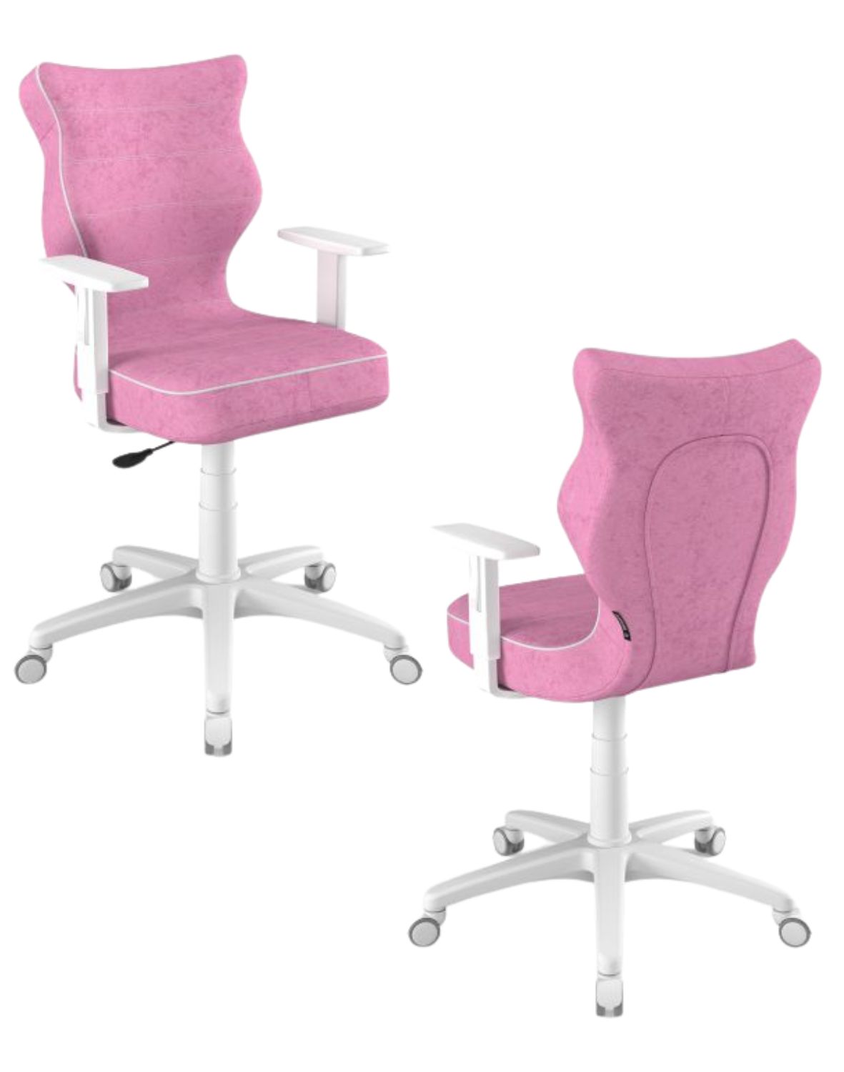 Krzesło młodzieżowe Duo, biała podstawa, rozmiar 6, wzrost 159-188 cm