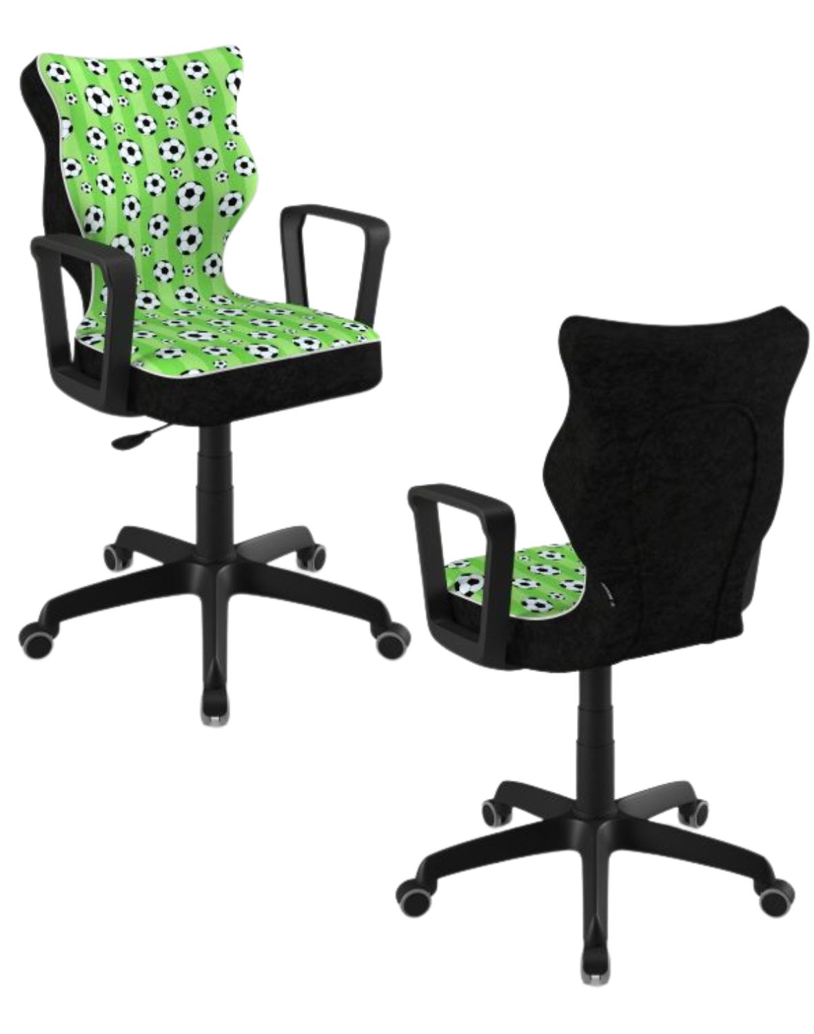 Krzesło młodzieżowe Entelo Norm, Czarna Podstawa, Rozmiar 5 (wzrost 146 - 176,5 cm)