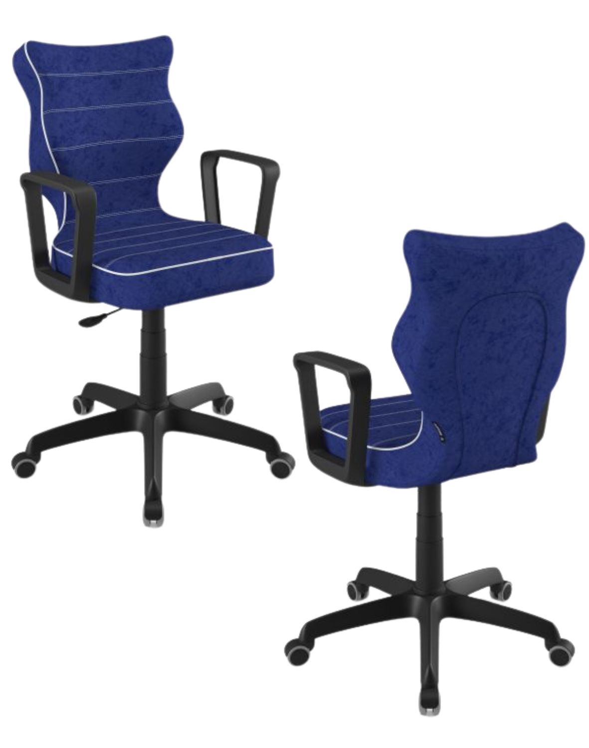 Krzesło młodzieżowe Entelo Norm, Czarna Podstawa, Rozmiar 6 (wzrost 159 - 188 cm)