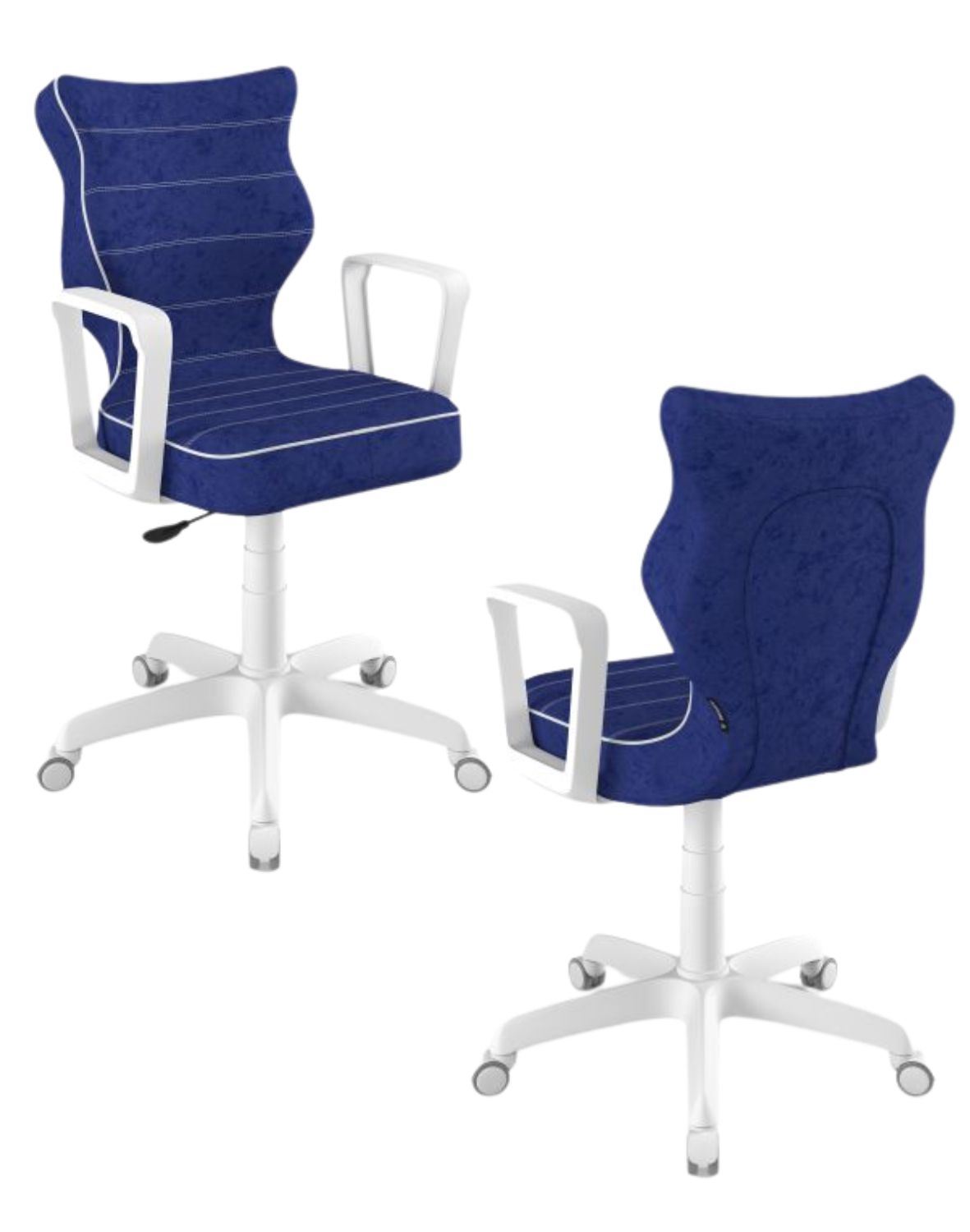 Krzesło młodzieżowe Entelo Norm, Biała Podstawa, Rozmiar 5 (wzrost 146 - 176,5 cm)