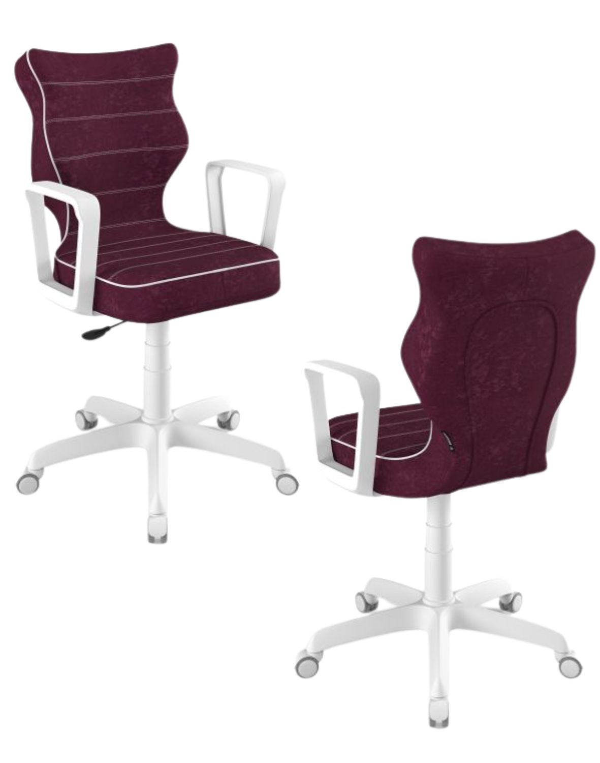 Krzesło młodzieżowe Entelo Norm, Biała Podstawa, Rozmiar 5 (wzrost 146 - 176,5 cm)