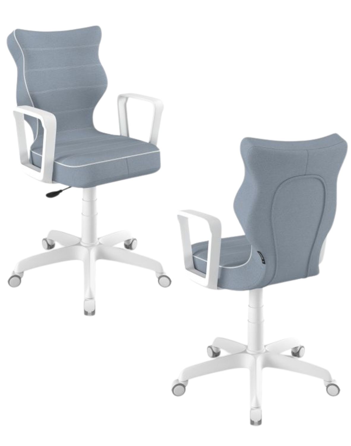 Krzesło młodzieżowe Entelo Norm, Biała Podstawa, Rozmiar 6 (wzrost 159 - 188 cm)