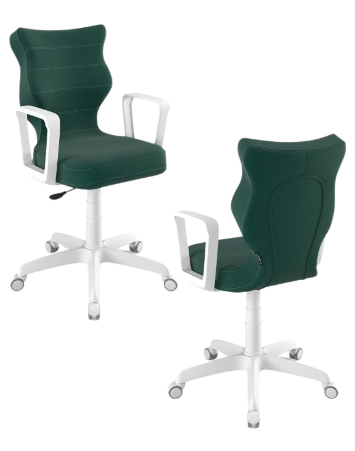 Krzesło młodzieżowe Entelo Norm, Biała Podstawa, Rozmiar 6 (wzrost 159 - 188 cm)