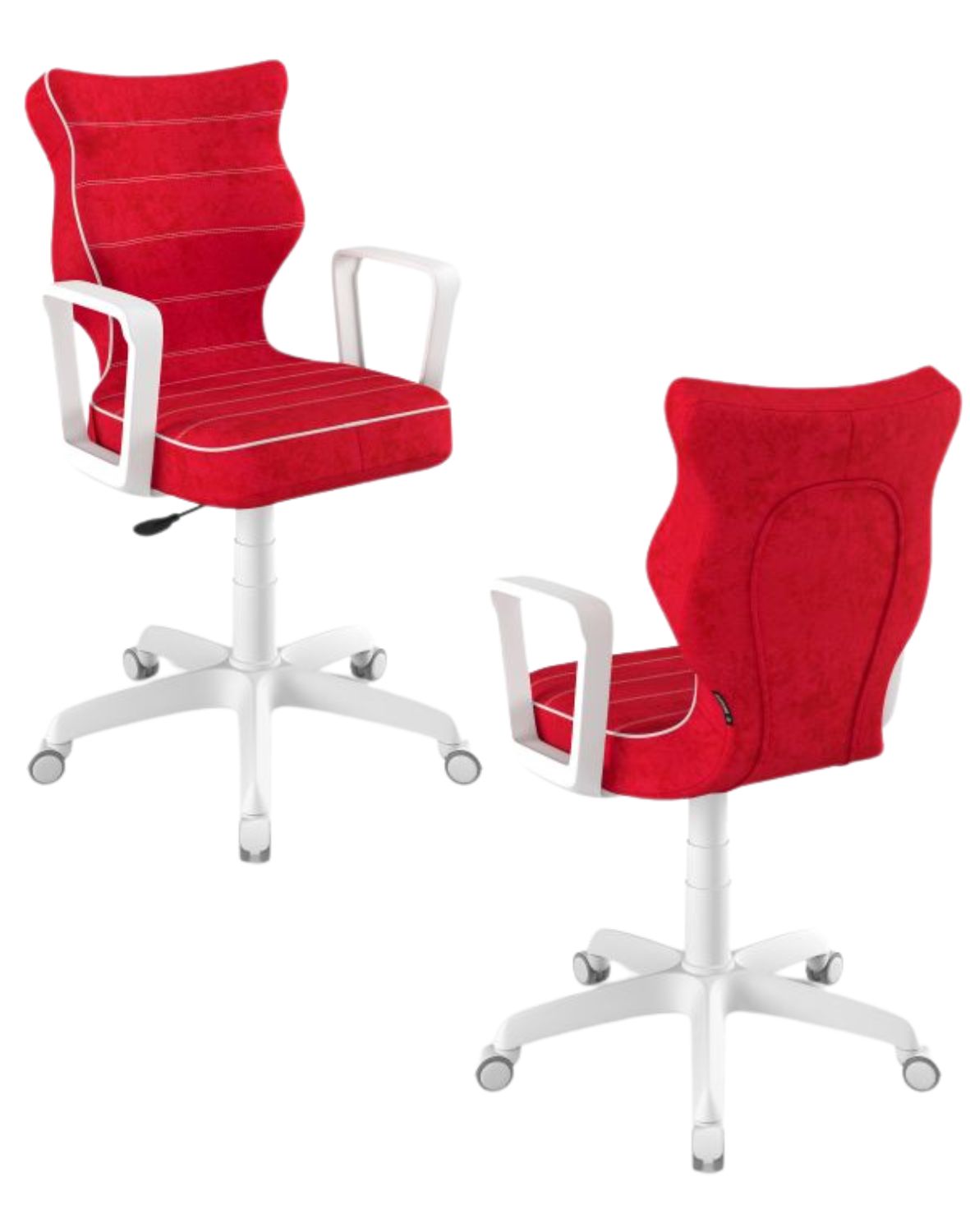 Krzesło młodzieżowe Entelo Norm, Biała Podstawa, Rozmiar 6 (wzrost 159 - 188 cm)