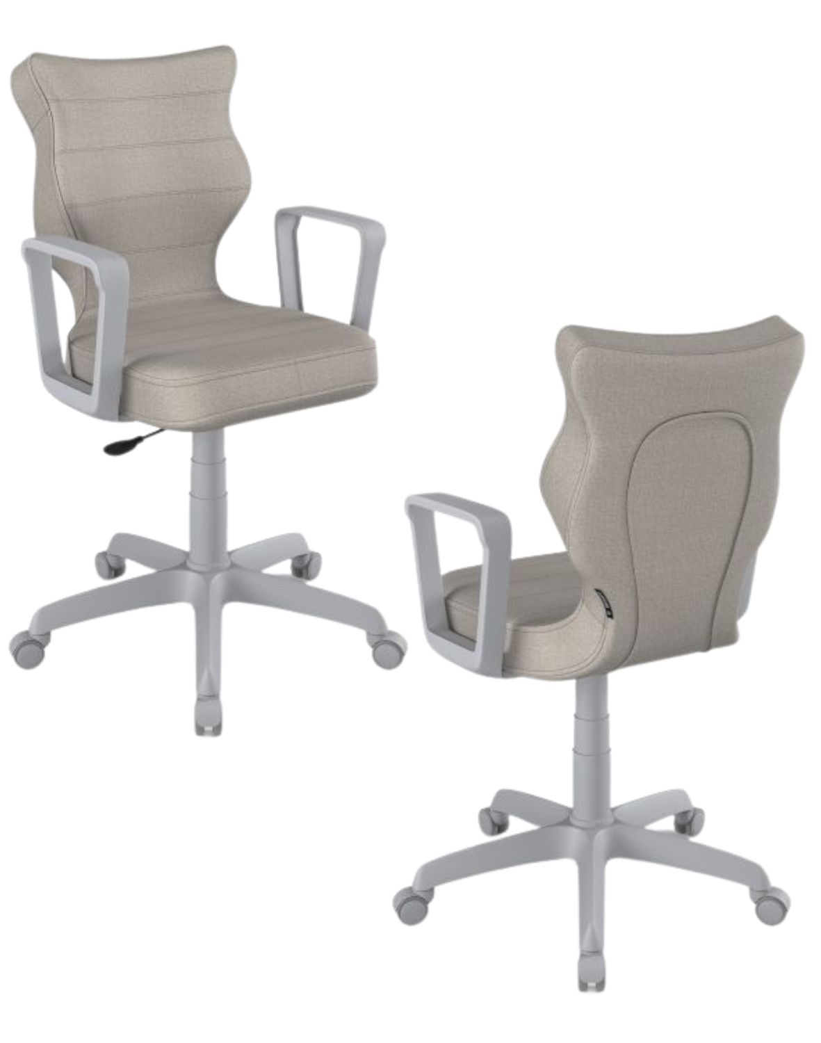 Krzesło młodzieżowe Entelo Norm, Szara Podstawa, Rozmiar 5 (wzrost 146 - 176,5 cm)