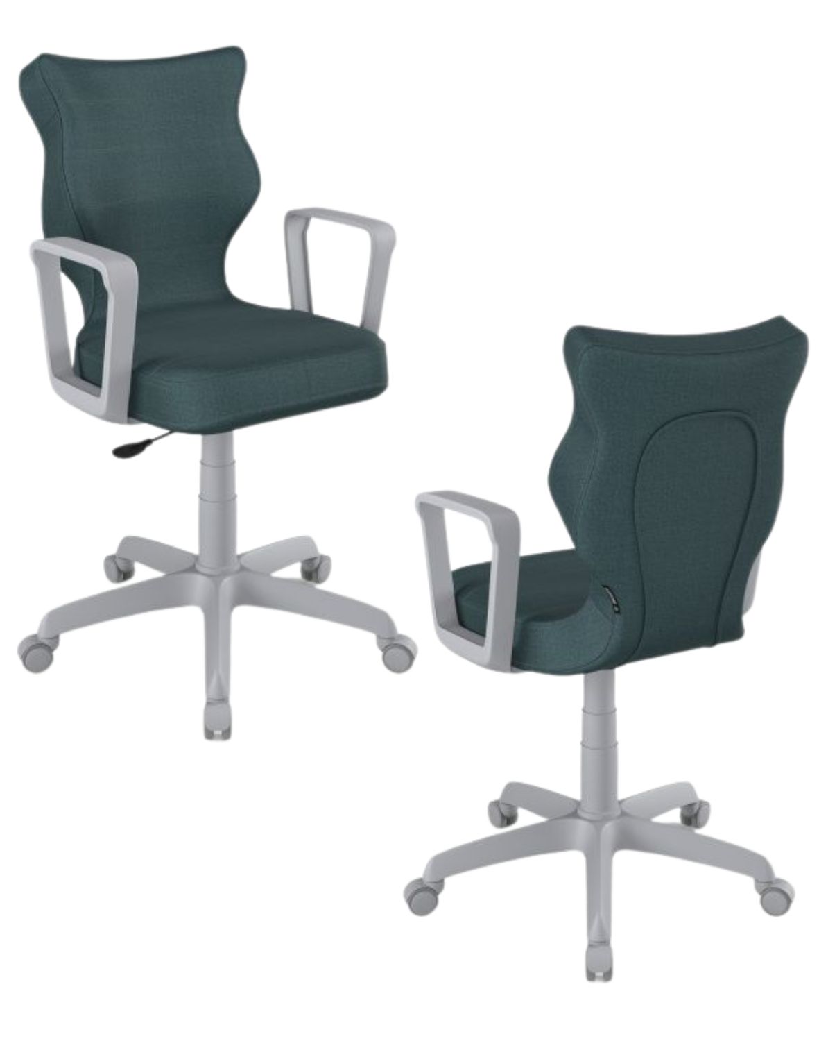 Krzesło młodzieżowe Entelo Norm, Szara Podstawa, Rozmiar 5 (wzrost 146 - 176,5 cm)