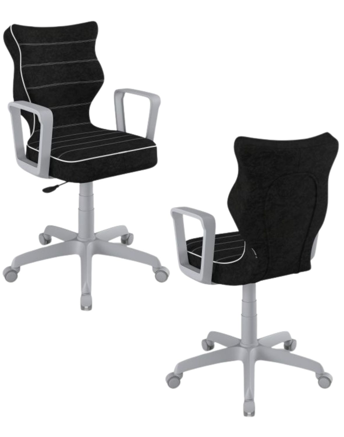 Krzesło młodzieżowe Entelo Norm, Szara Podstawa, Rozmiar 6 (wzrost 159 - 188 cm)