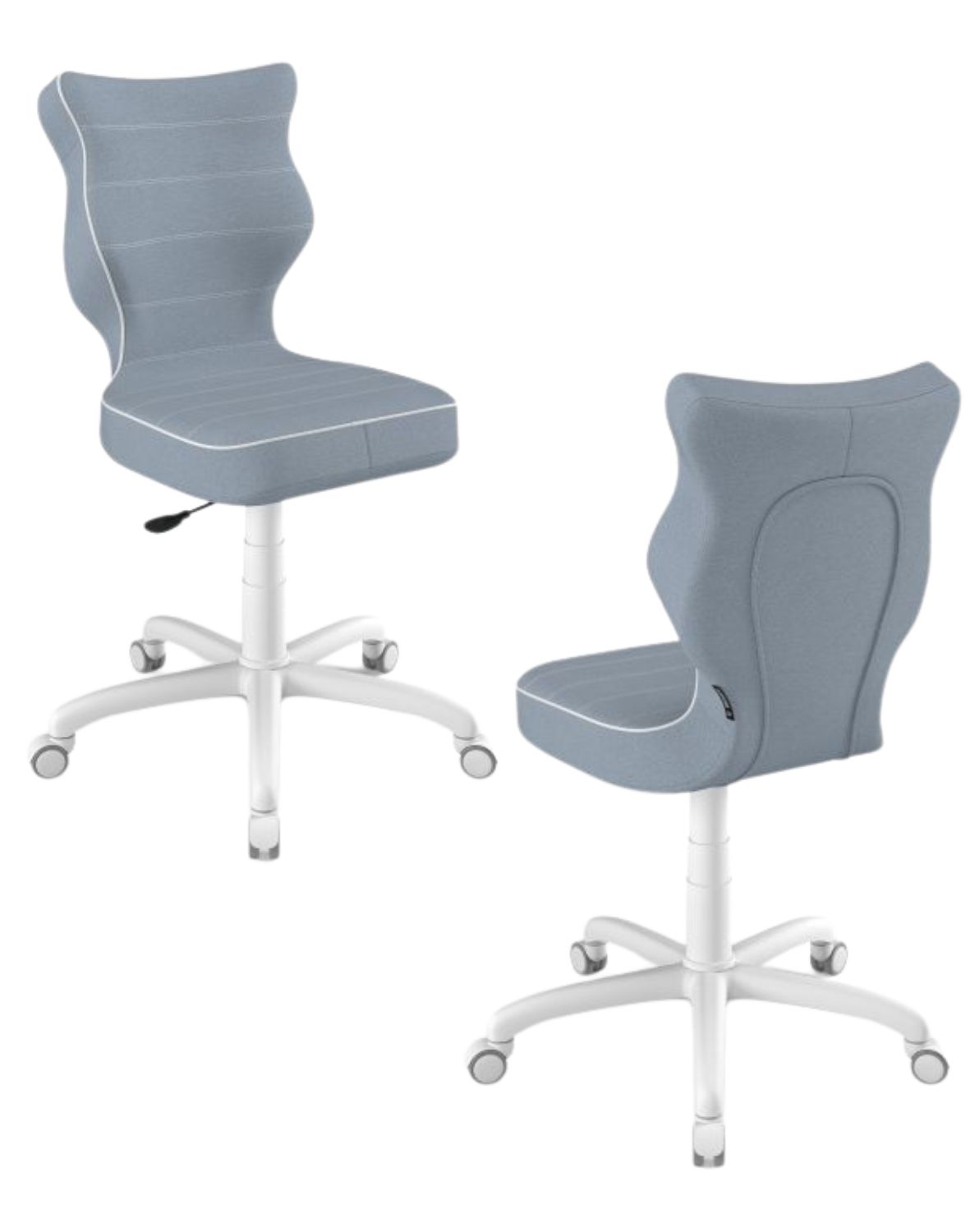 Krzesło dziecięce obrotowe Petit 159-188 cm Biała Podstawa