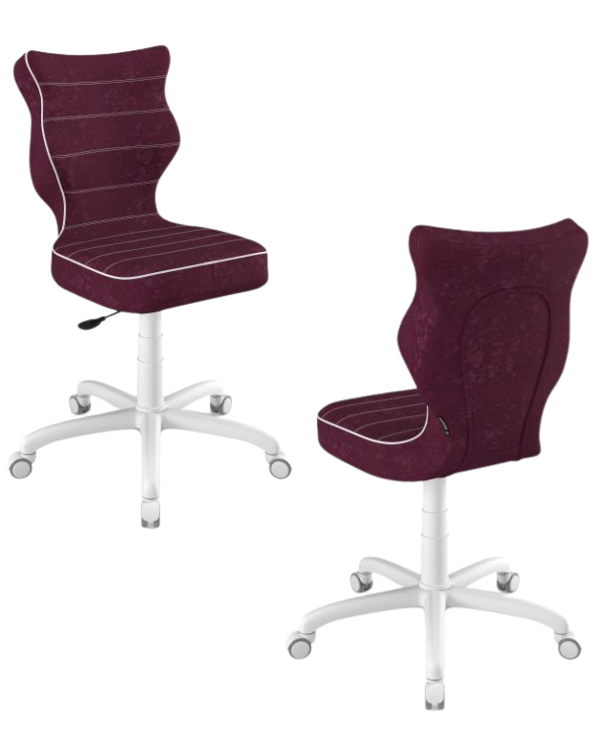 Krzesło dziecięce obrotowe Petit 159-188 cm Biała Podstawa