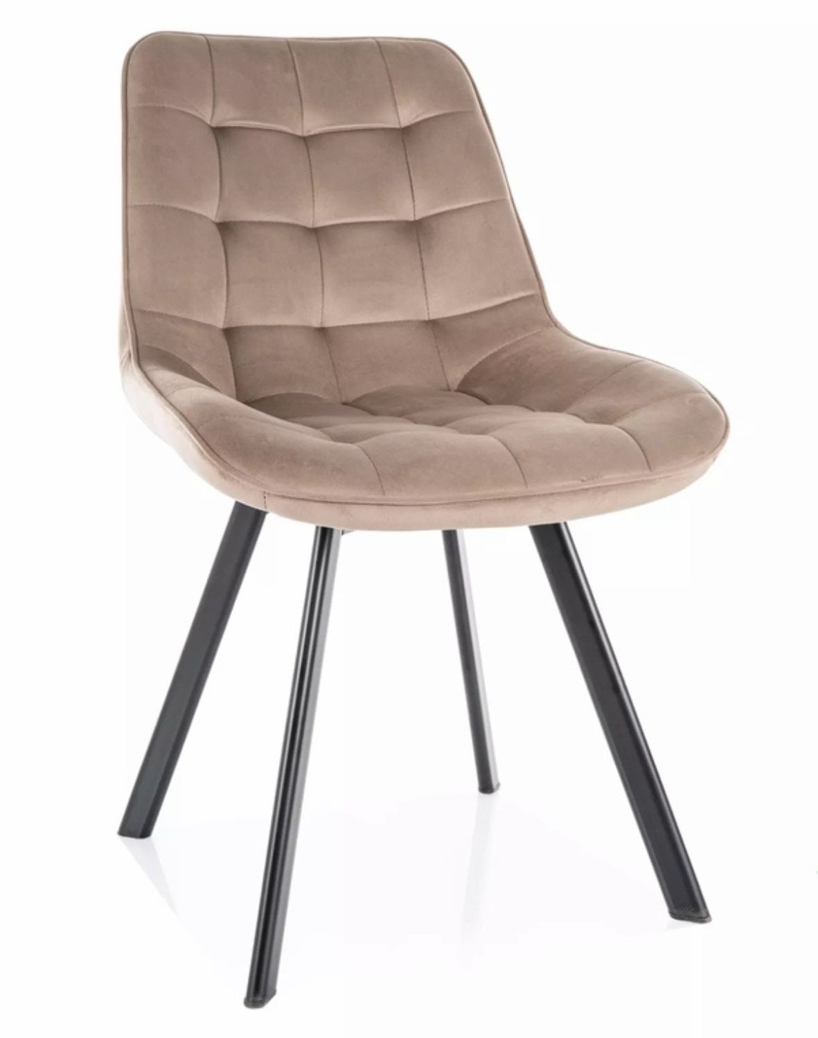 krzeslo monti velvet ciemny bez