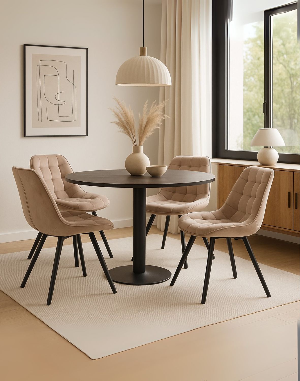 krzeslo monti velvet ciemny bez