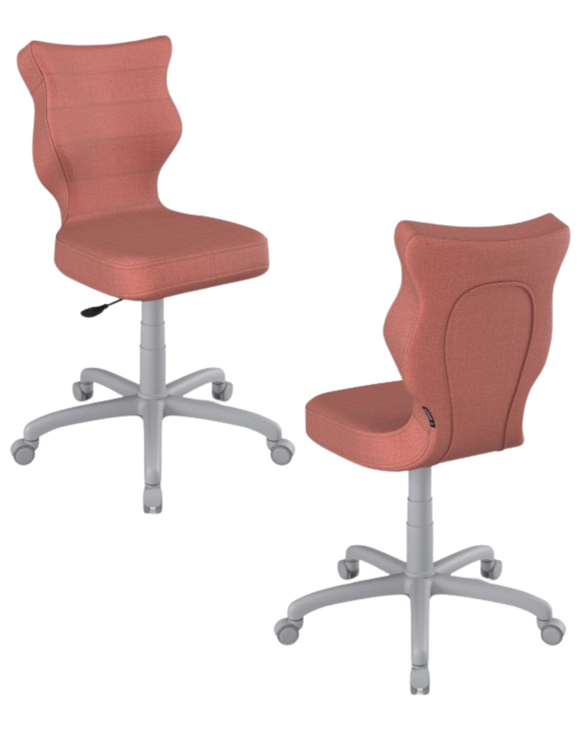 Krzesło dziecięce obrotowe Petit 159 -188 cm Szara Podstawa