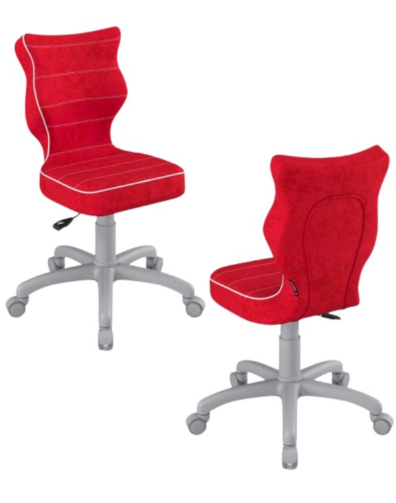 Krzesło dziecięce obrotowe Petit 159 -188 cm Szara Podstawa