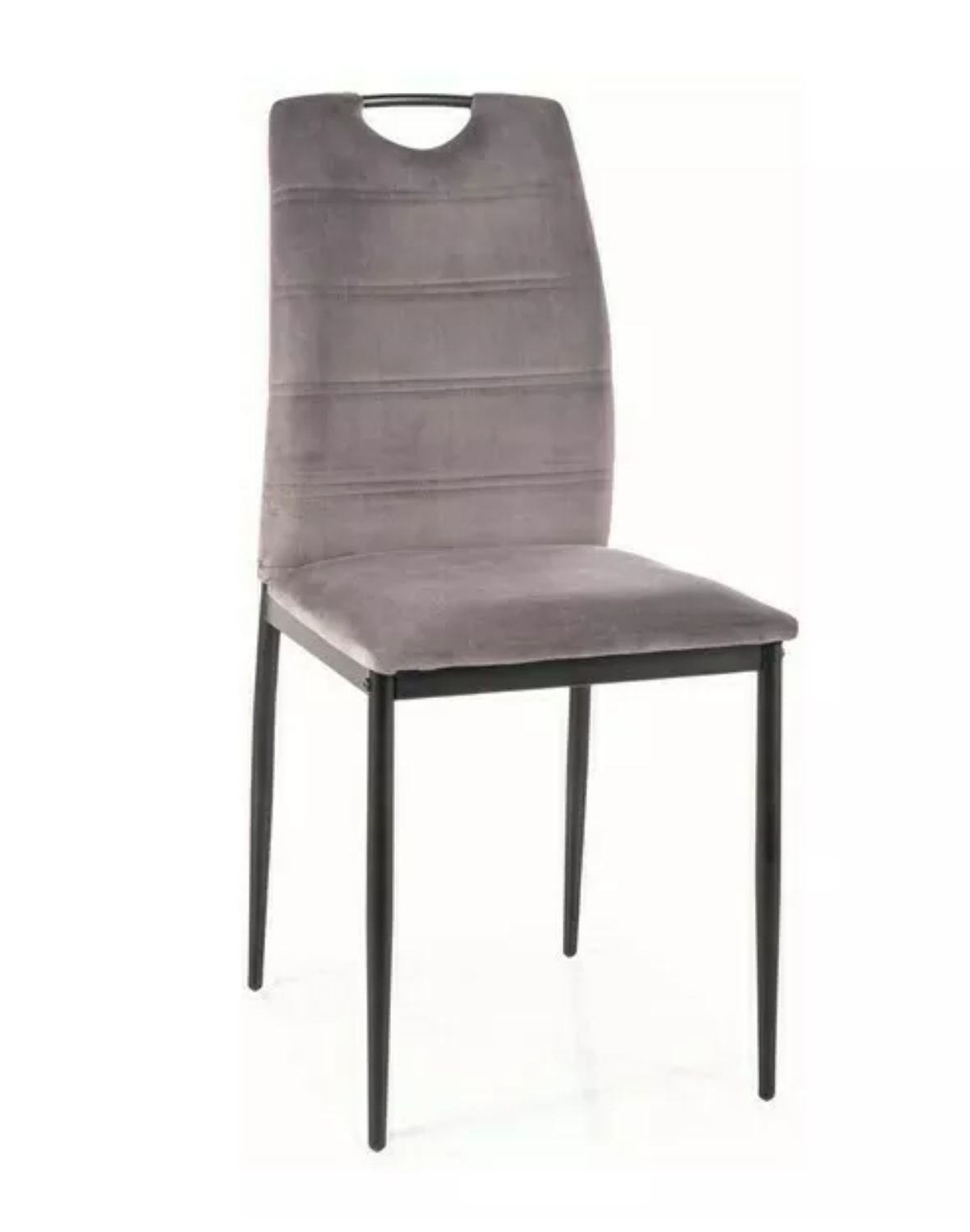 krzeslo rip velvet szare