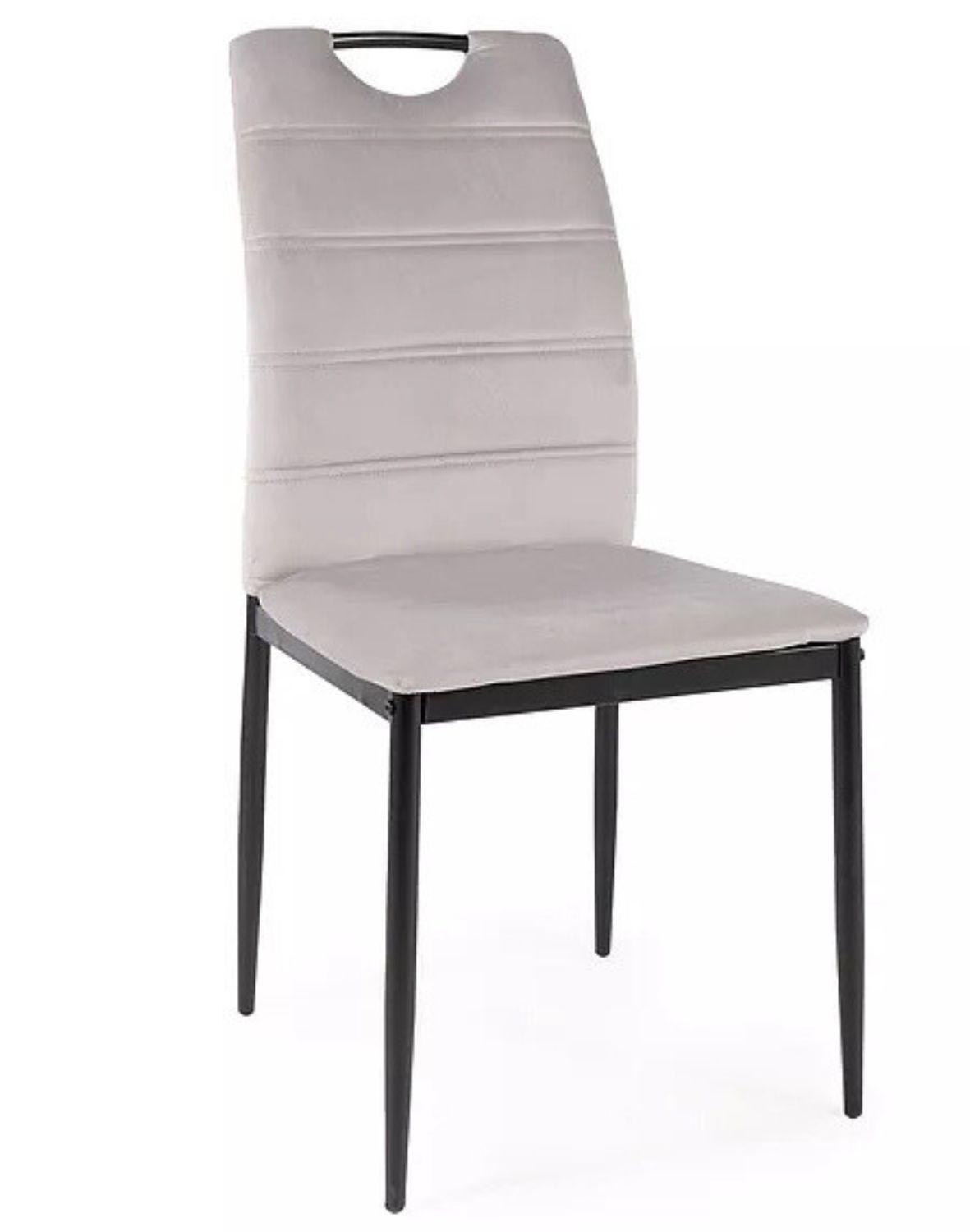 krzeslo rip velvet jasny szary