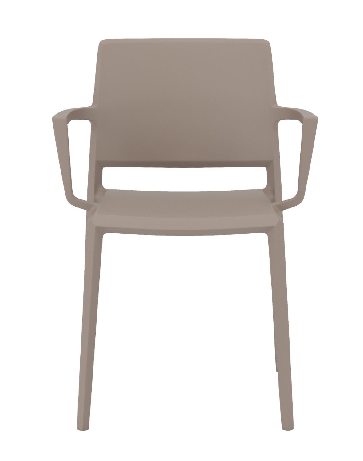 Krzesło ramowe plastikowe Yuni 4LA z podłokietnikami