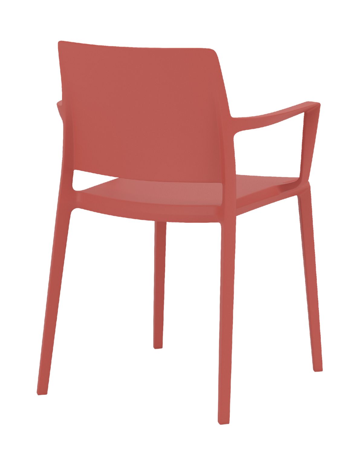 Krzesło ramowe plastikowe Yuni 4LA z podłokietnikami