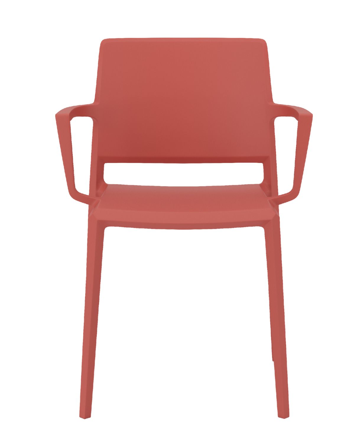 Krzesło ramowe plastikowe Yuni 4LA z podłokietnikami