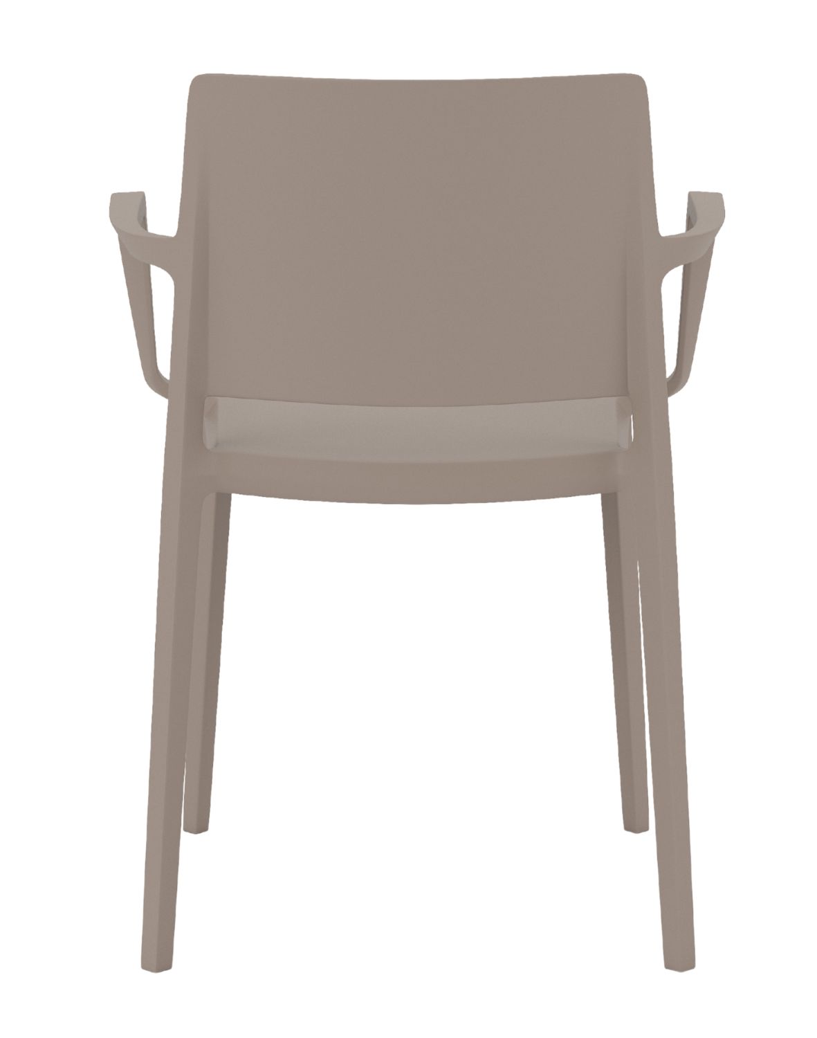 Krzesło ramowe plastikowe Yuni 4LA z podłokietnikami