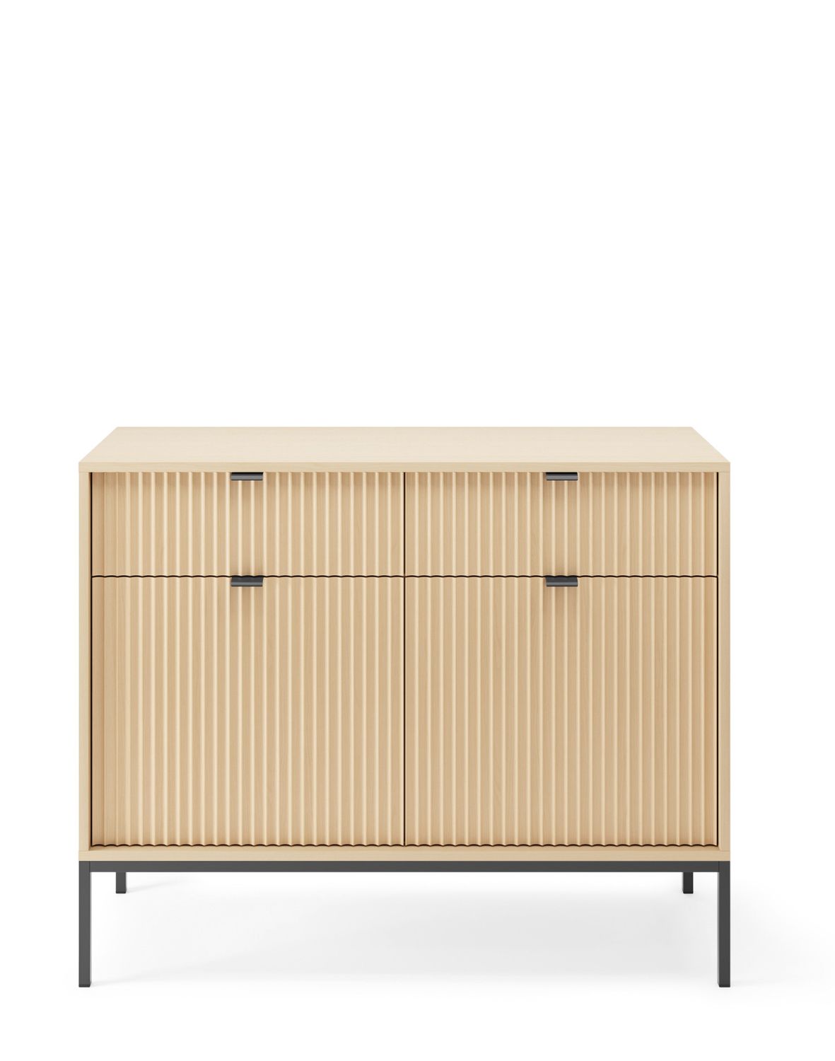 komoda ryflowana nova dąb vincenza z szufladami (ksz104)