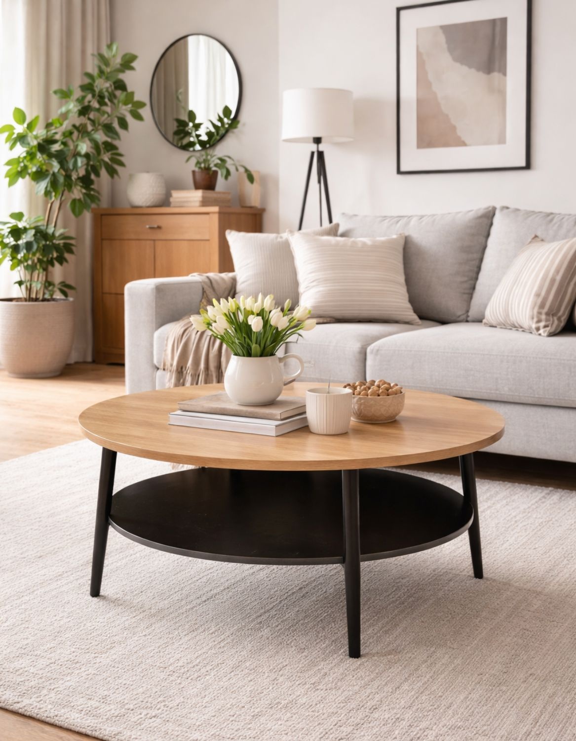 Ława Ella A dąb, czarny mat