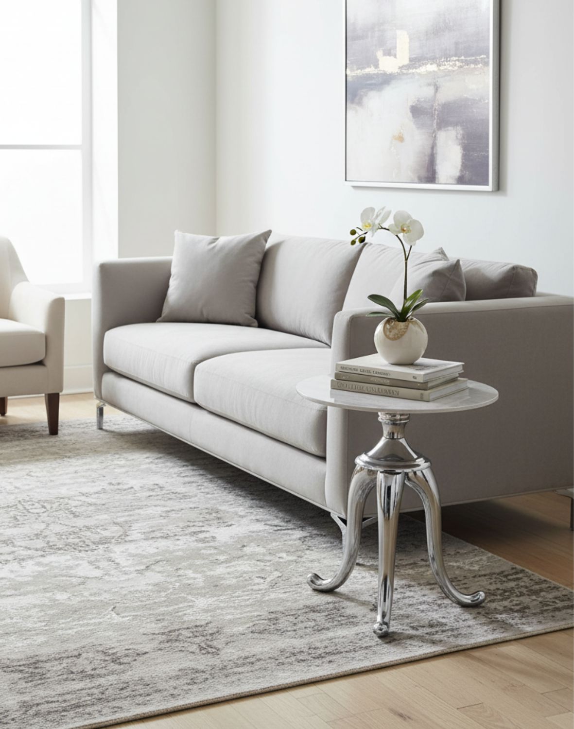 lawa snake bialo srebrna