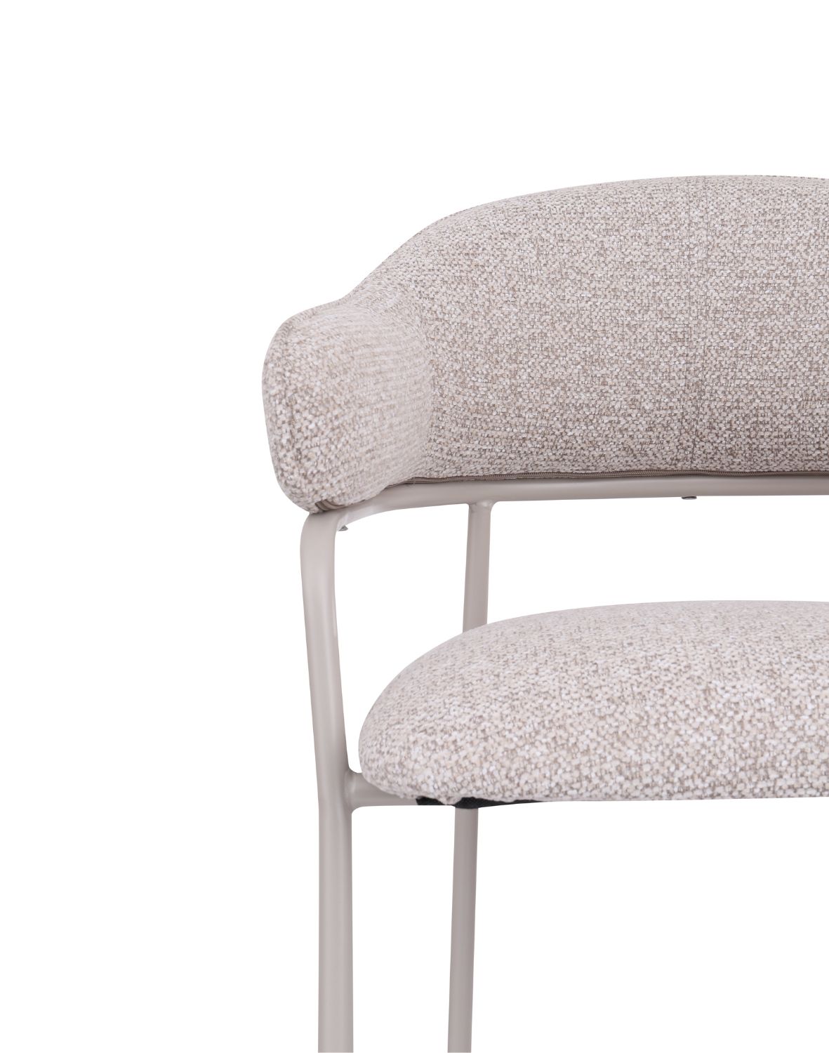 hoker do kuchni z podnóżkiem livia, beżowy/kaszmir