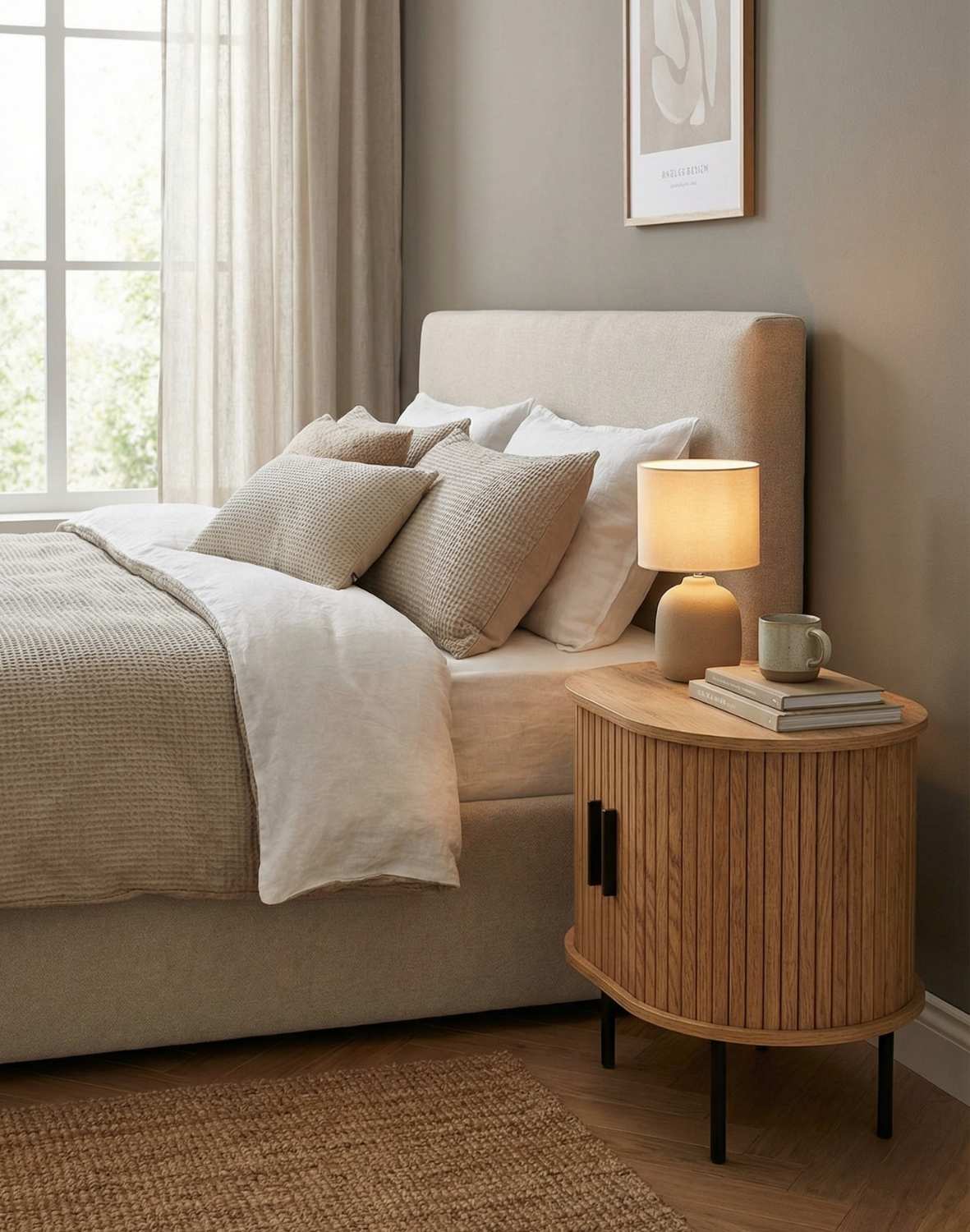 szafka nocna loftwood (320), dziki dąb, lamele