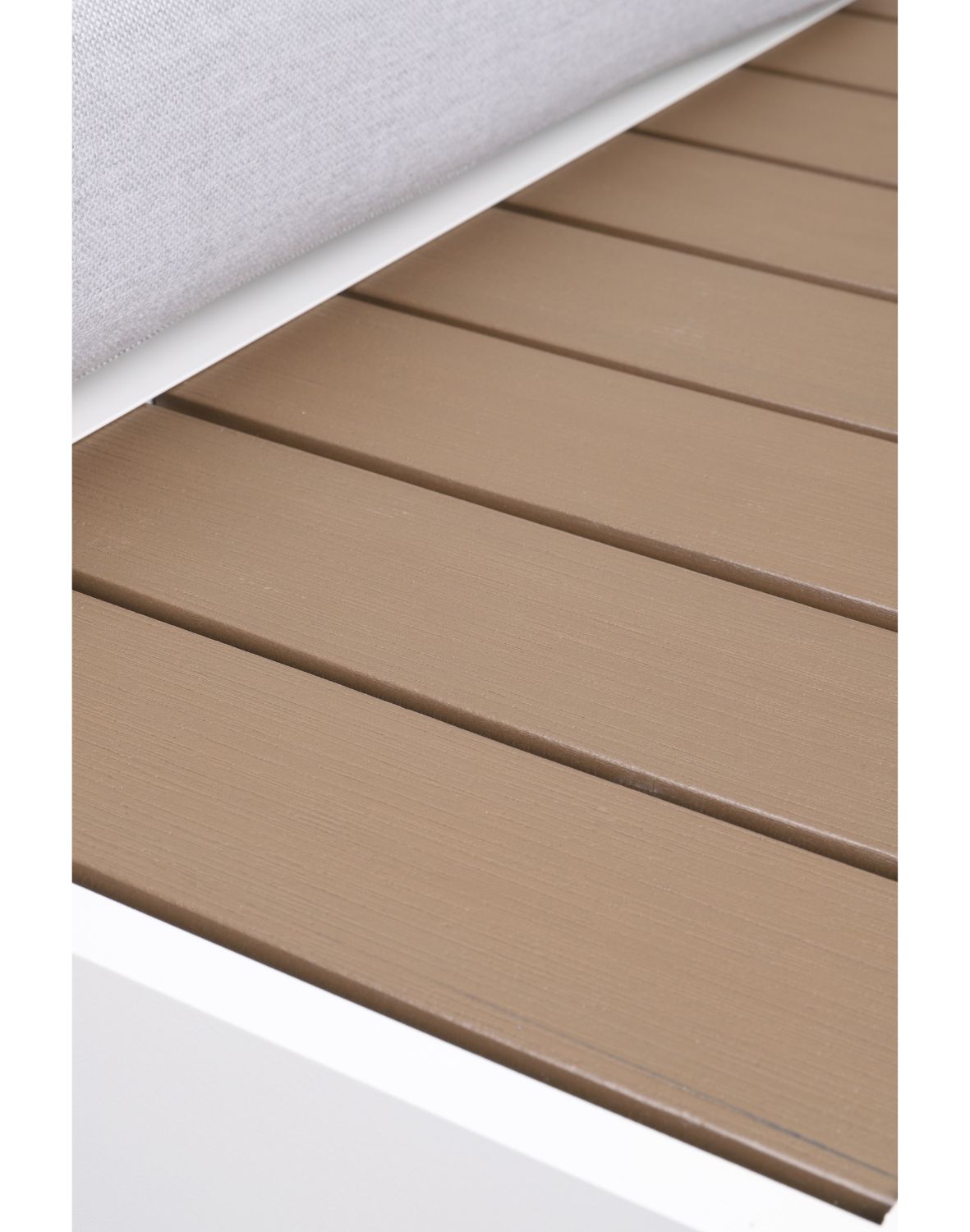 narożnik ogrodowy loreto white 5-osobowy ze stolikiem – aluminium, biały