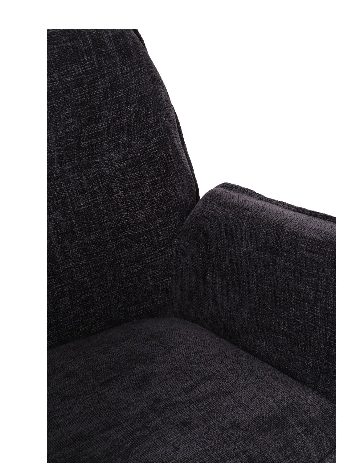 krzesło obrotowe z podłokietnikami lozano, czarne (s2417)