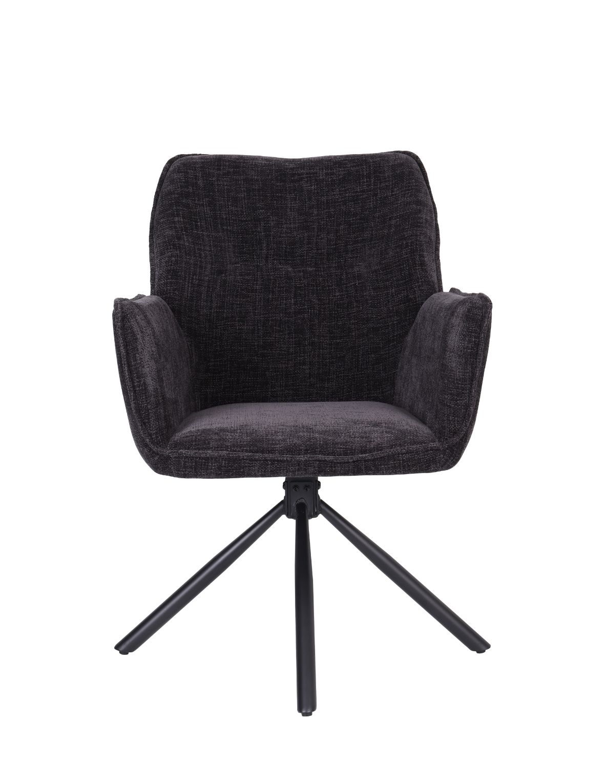 krzesło obrotowe z podłokietnikami lozano, czarne (s2417)