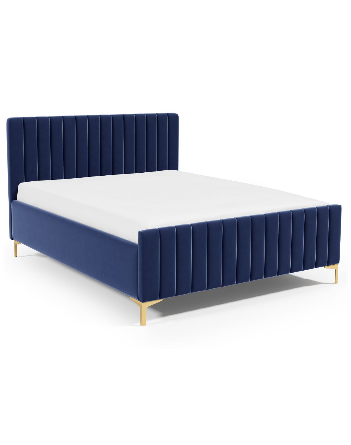 wąskie łóżko slim 25 granatowe