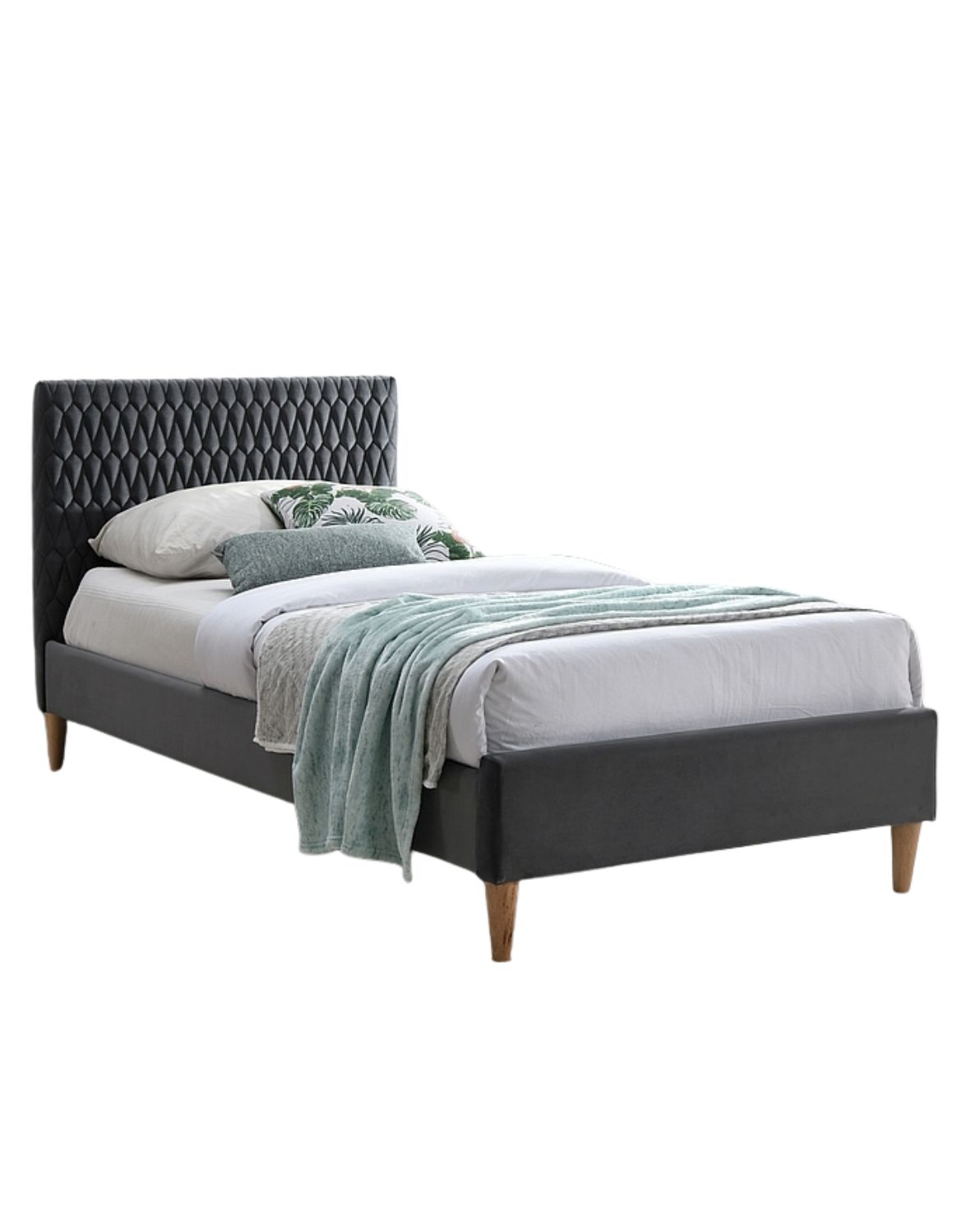 lozko azurro velvet 90x200 cm