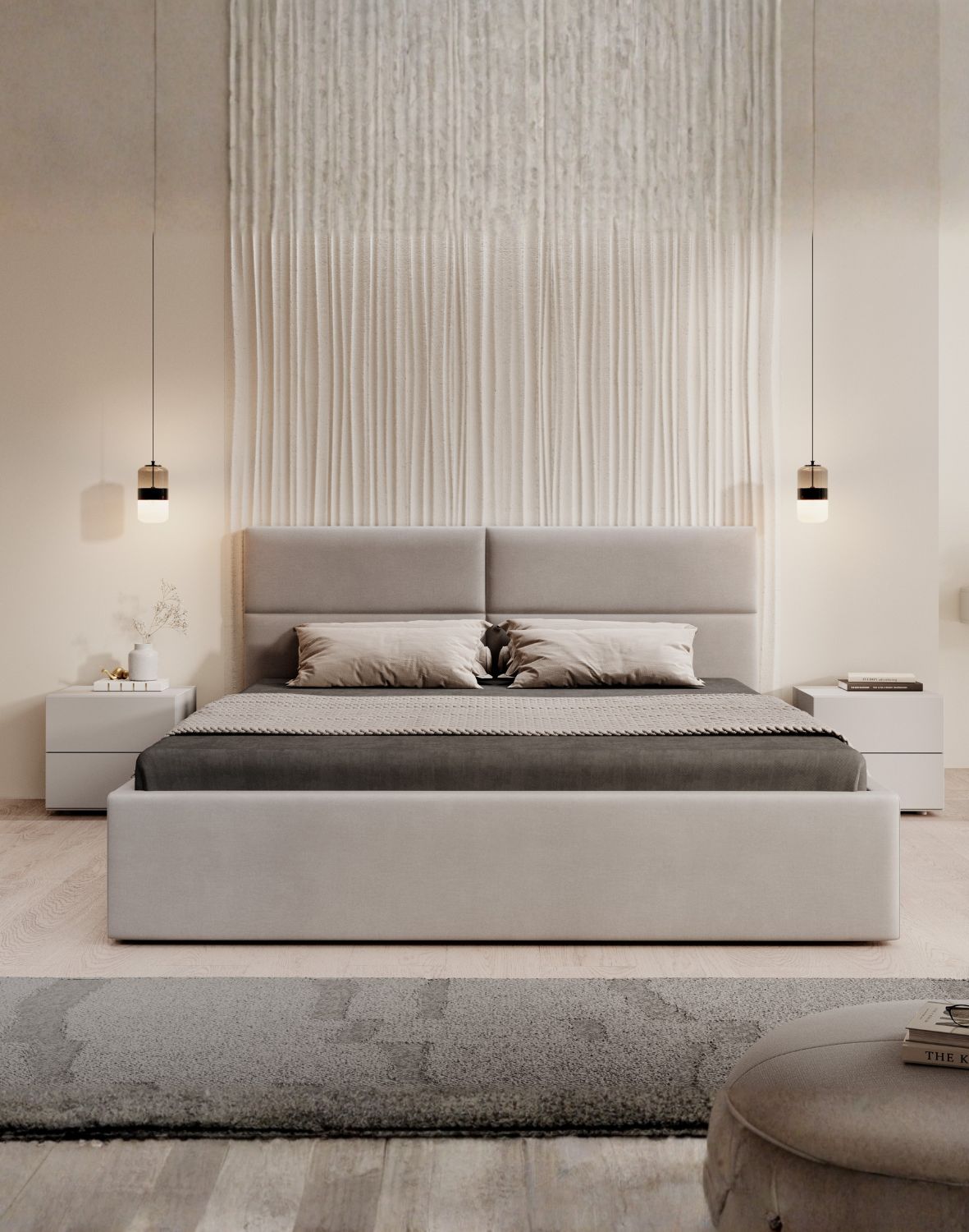 łóżko tapicerowane conti slim 3