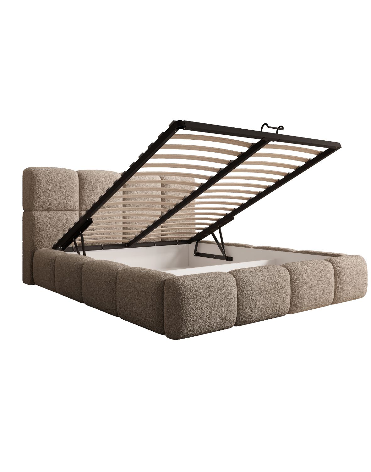 łóżko do sypialni z pojemnikiem merida