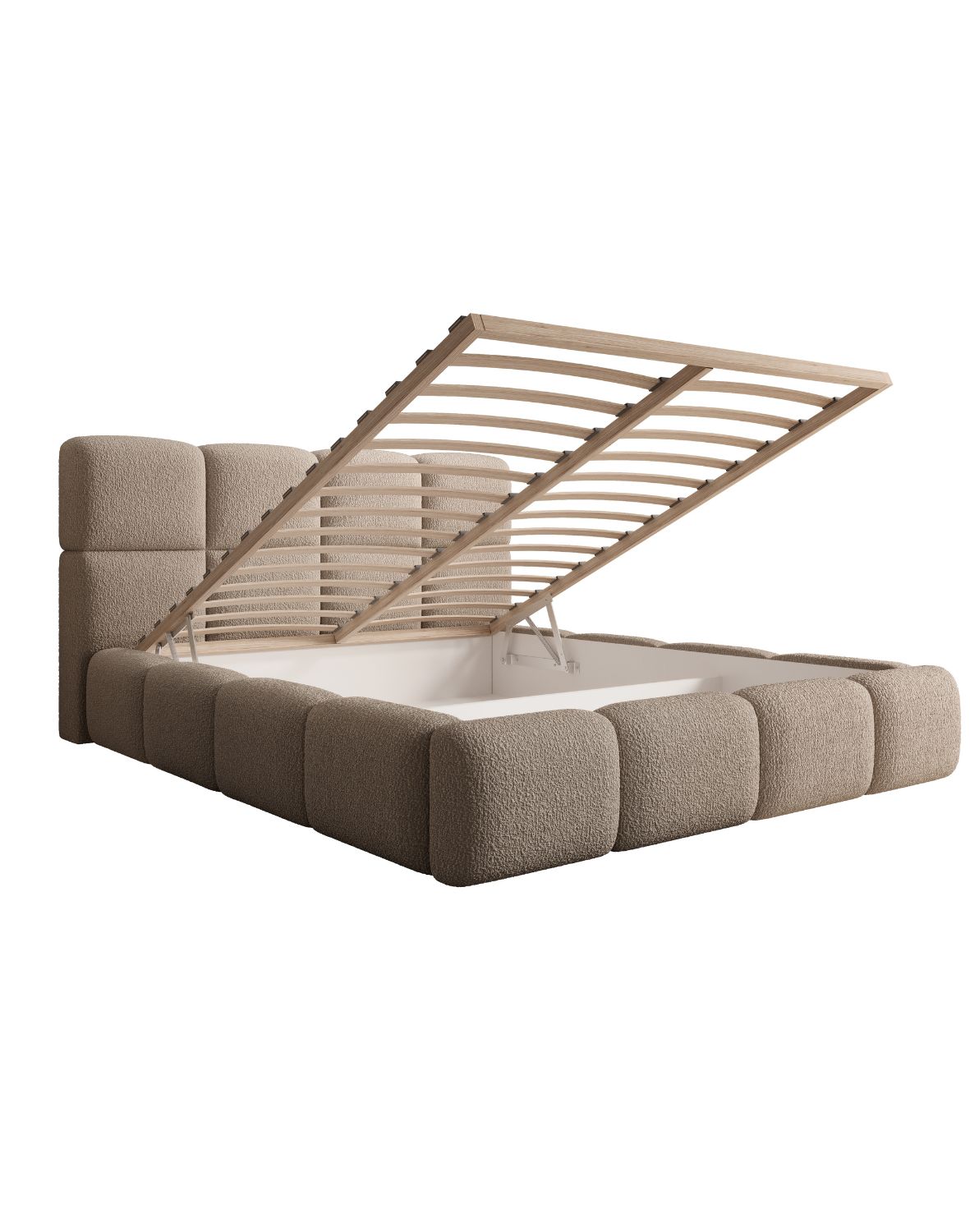 łóżko do sypialni z pojemnikiem merida