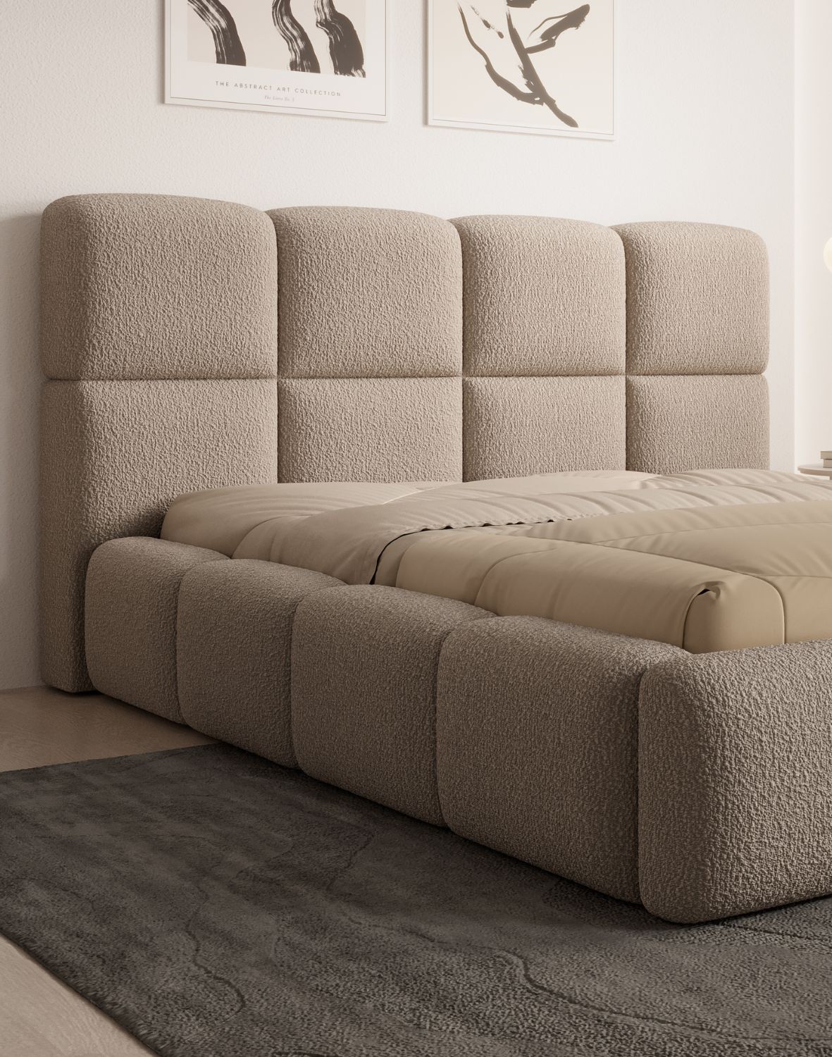 łóżko do sypialni z pojemnikiem merida