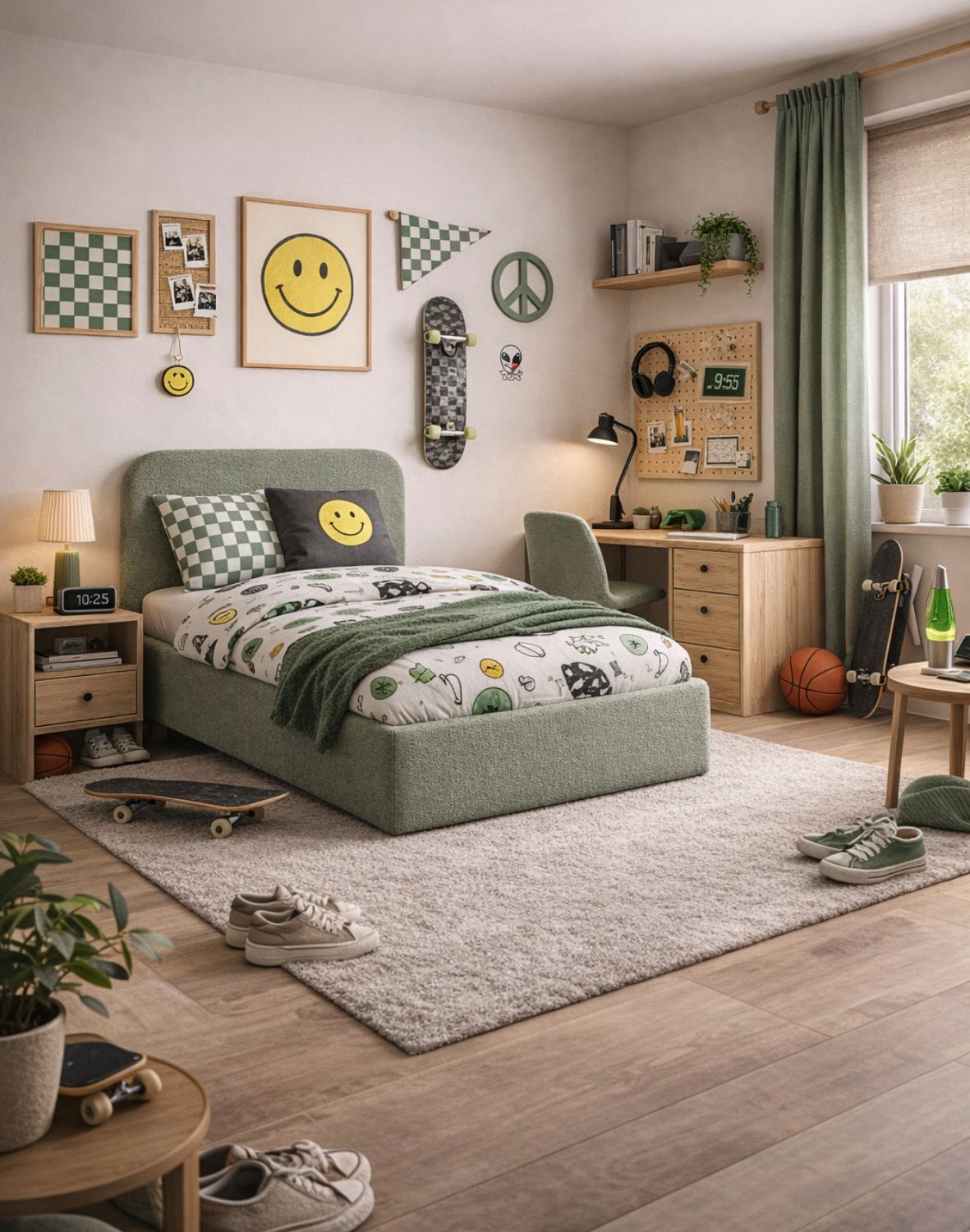 pojedyncze łóżko młodzieżowe mateo 90x200 i 120x200