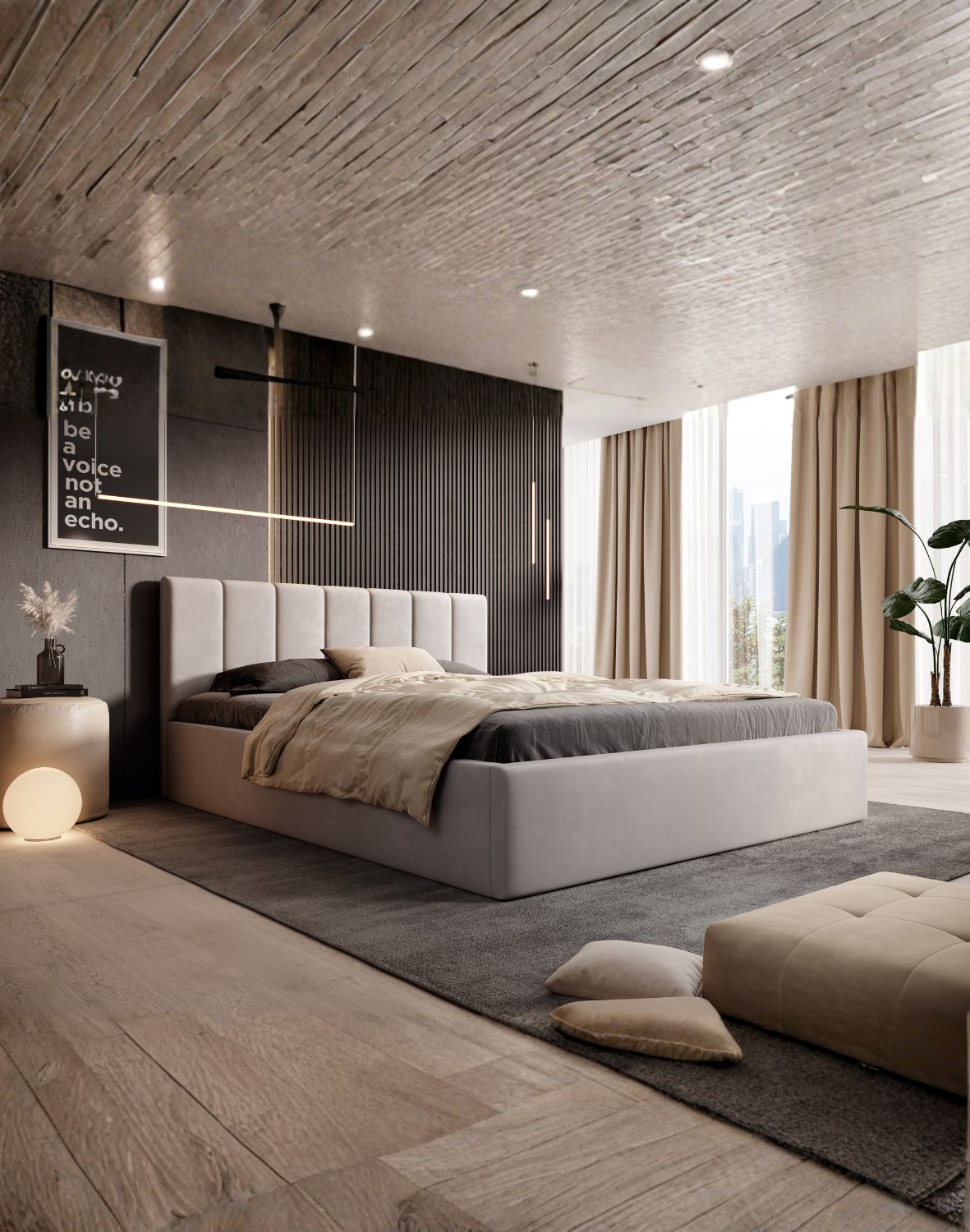 łóżko tapicerowane do sypialnipagani slim 1